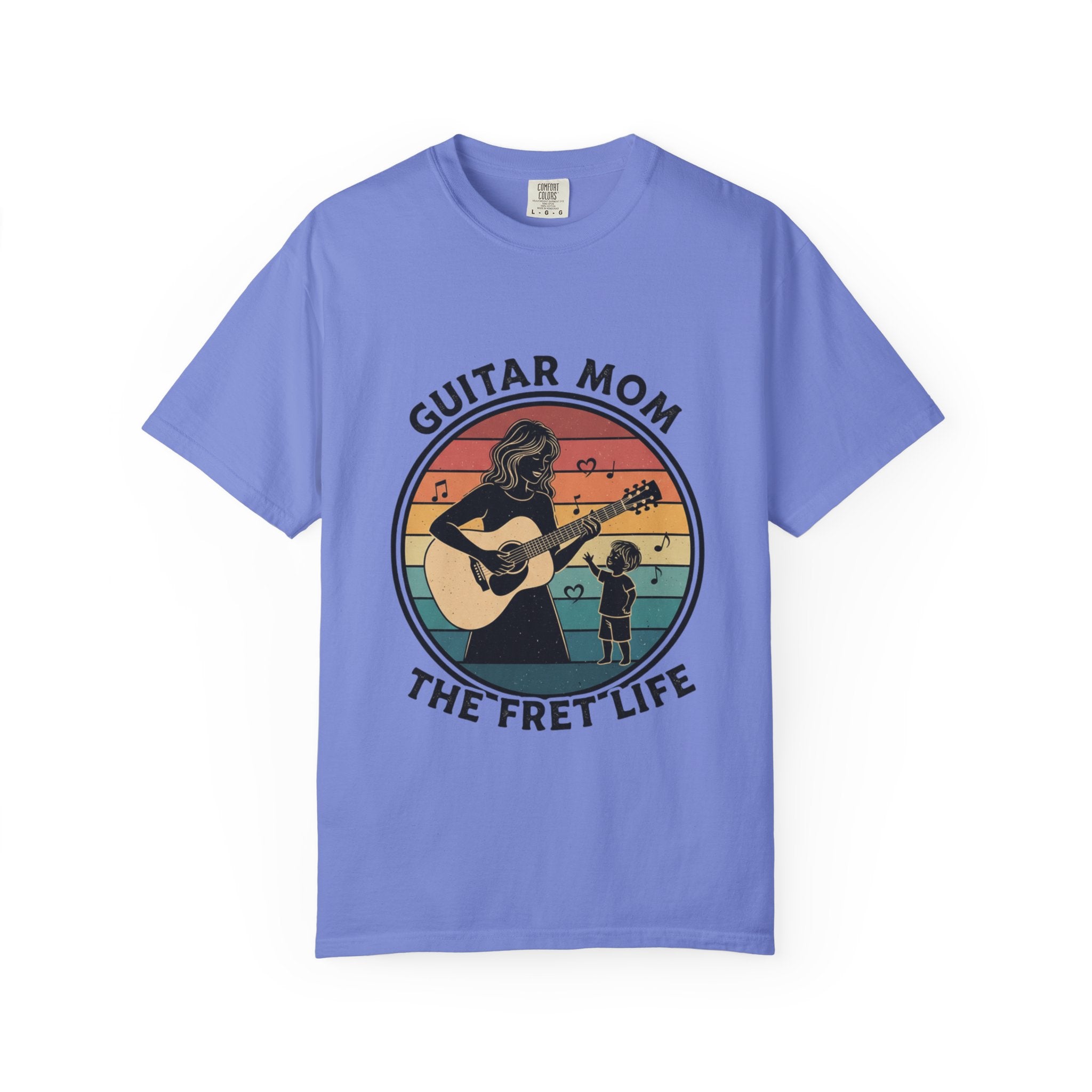 Guitar Mom: The Fret Life Acoustic Silhouette Tee