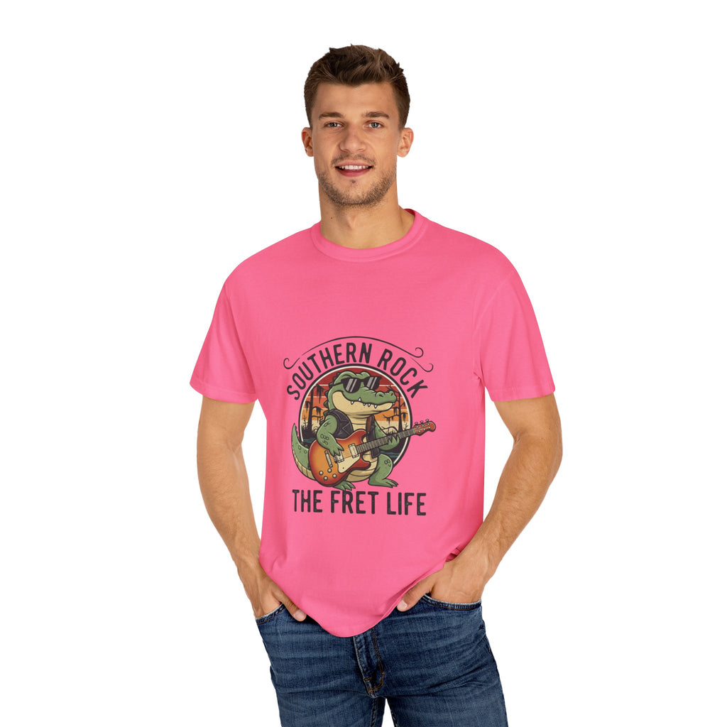 Southern Rock Gator: The Fret Life Swamp Jam Tee