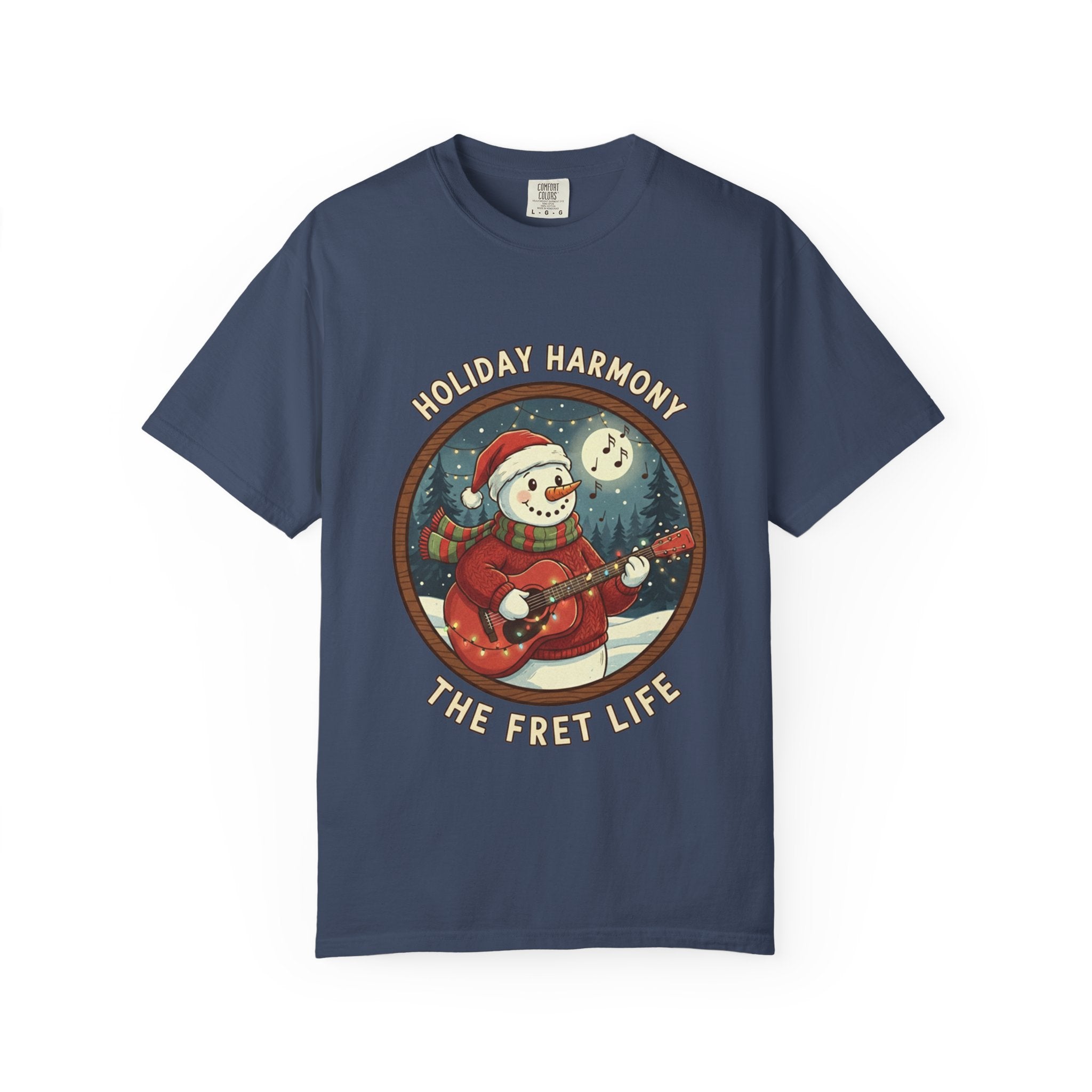 Holiday Harmony: Snowman's Festive Fret Life Tee