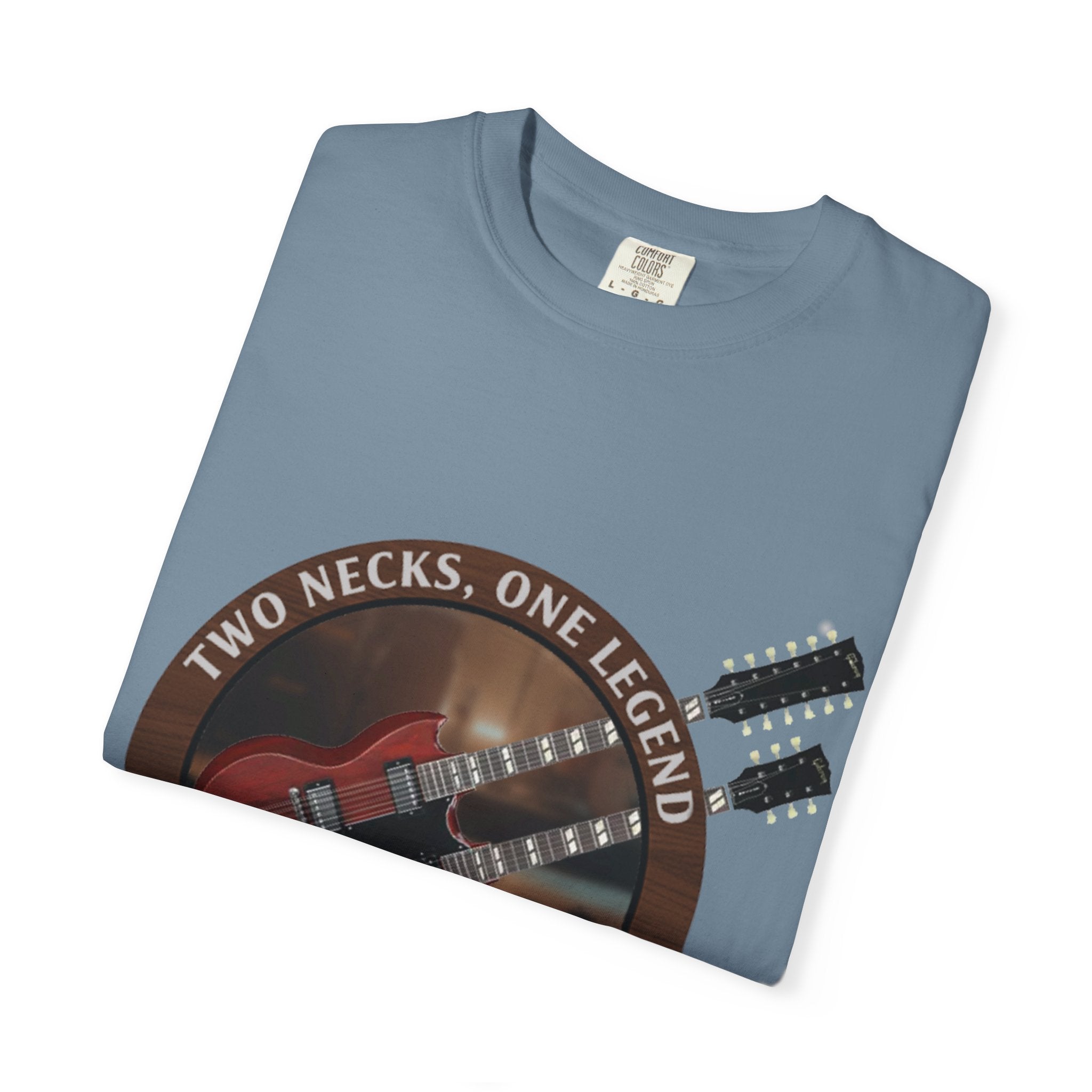 Double Neck T-Shirt | LZ Guitar Legend Tee