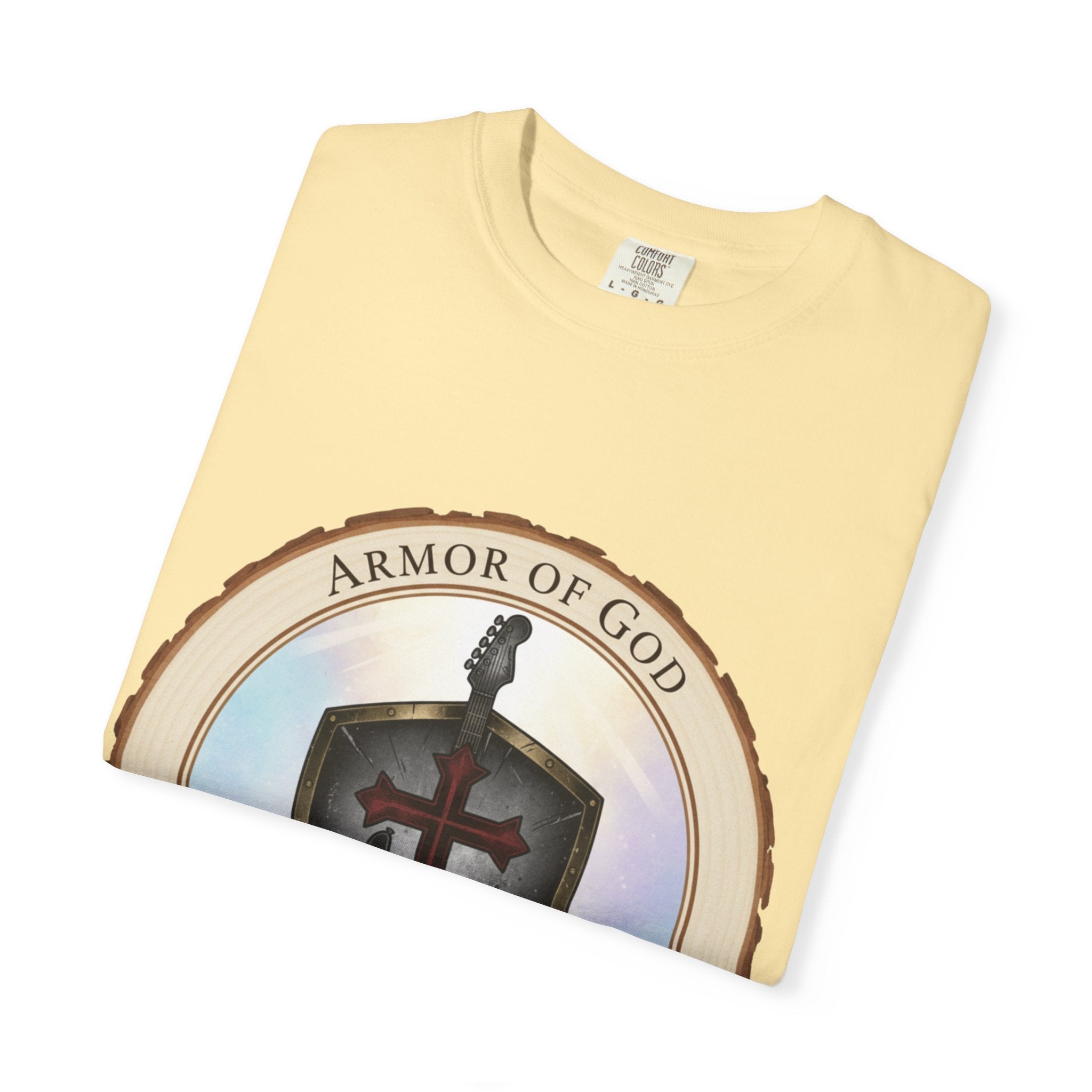 Armor of God T-Shirt | Ephesians 6 Christian Guitarist Tee