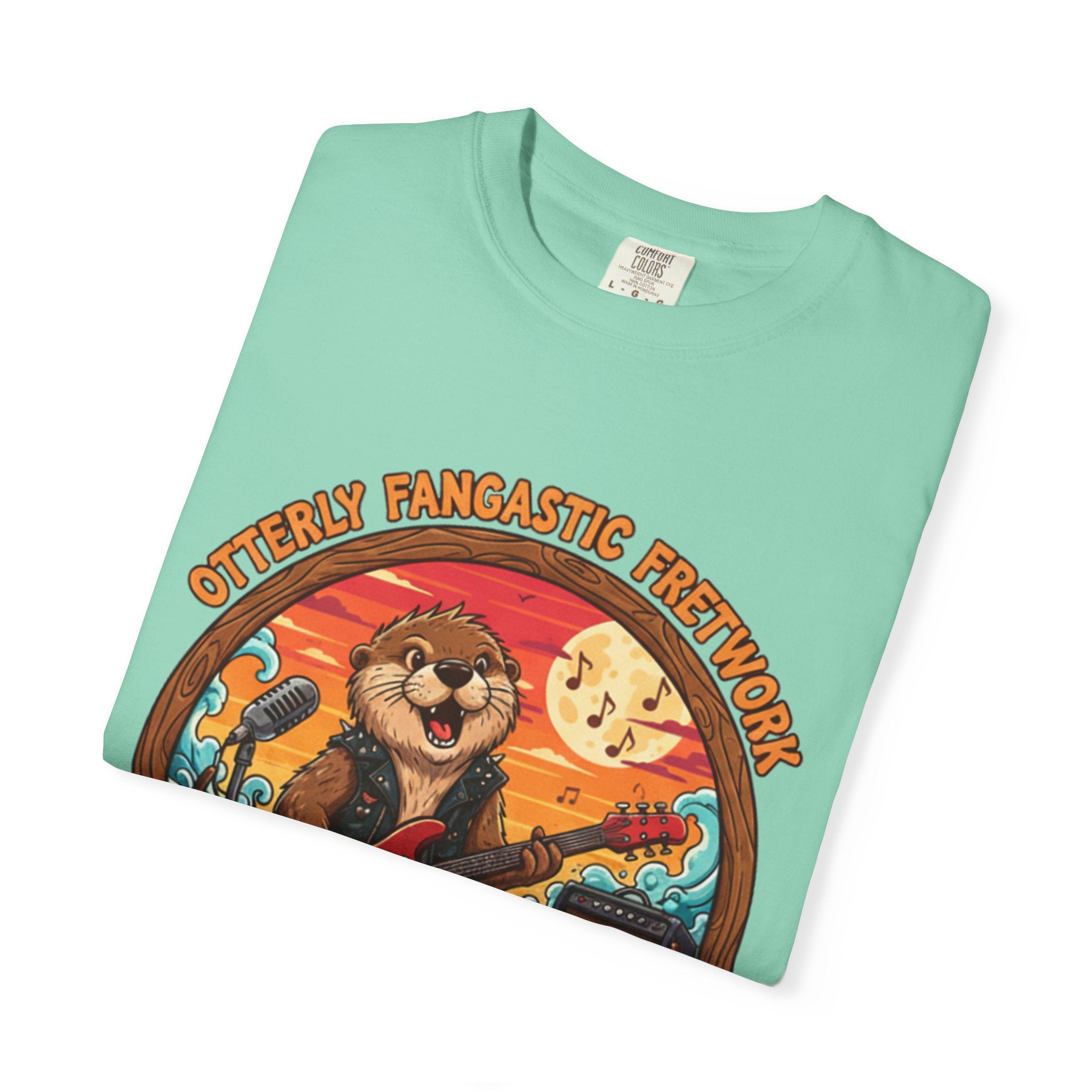 Otterly Fangastic Fretwork: The Fret Life Rocker Tee