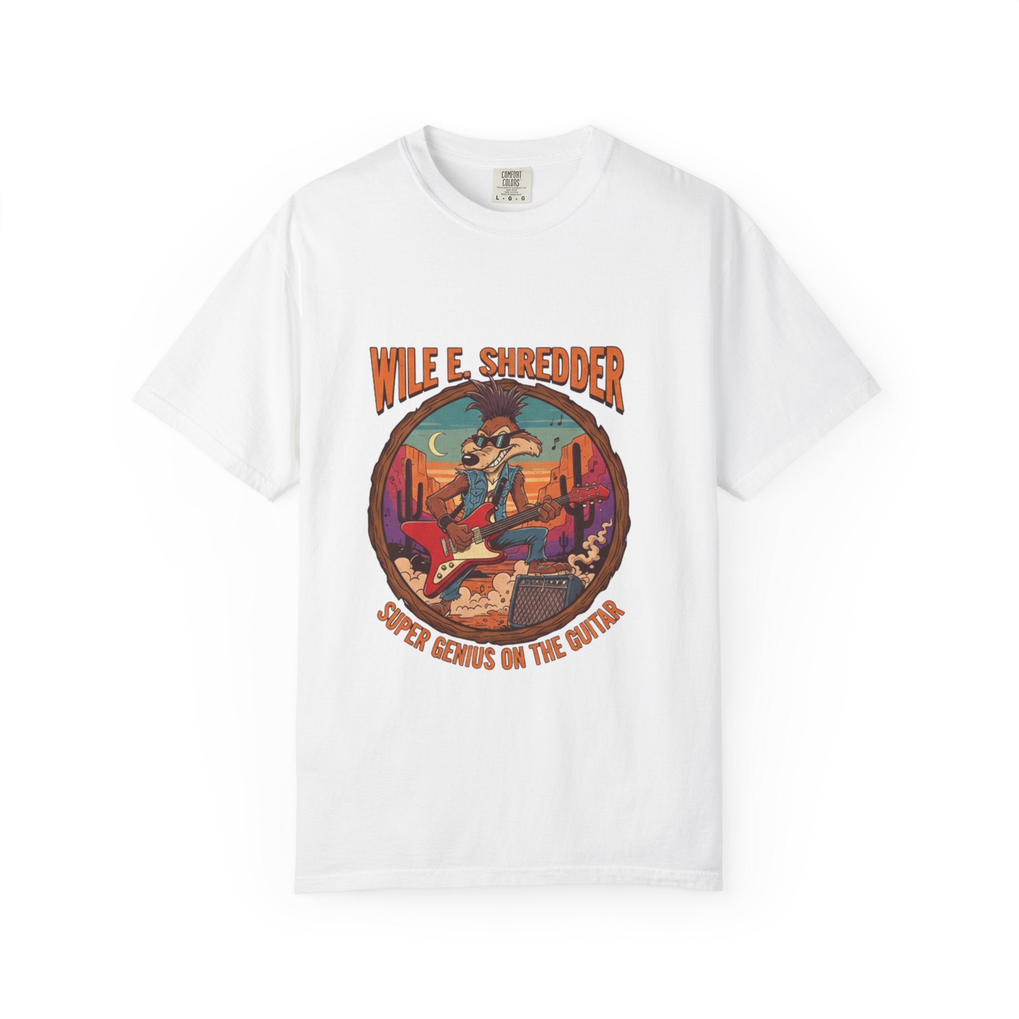 Wile E Shredder Desert Guitar - Graphic T-Shirt