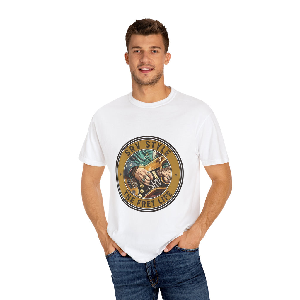 SRV Style T-Shirt |Blues Guitar Fan Tee