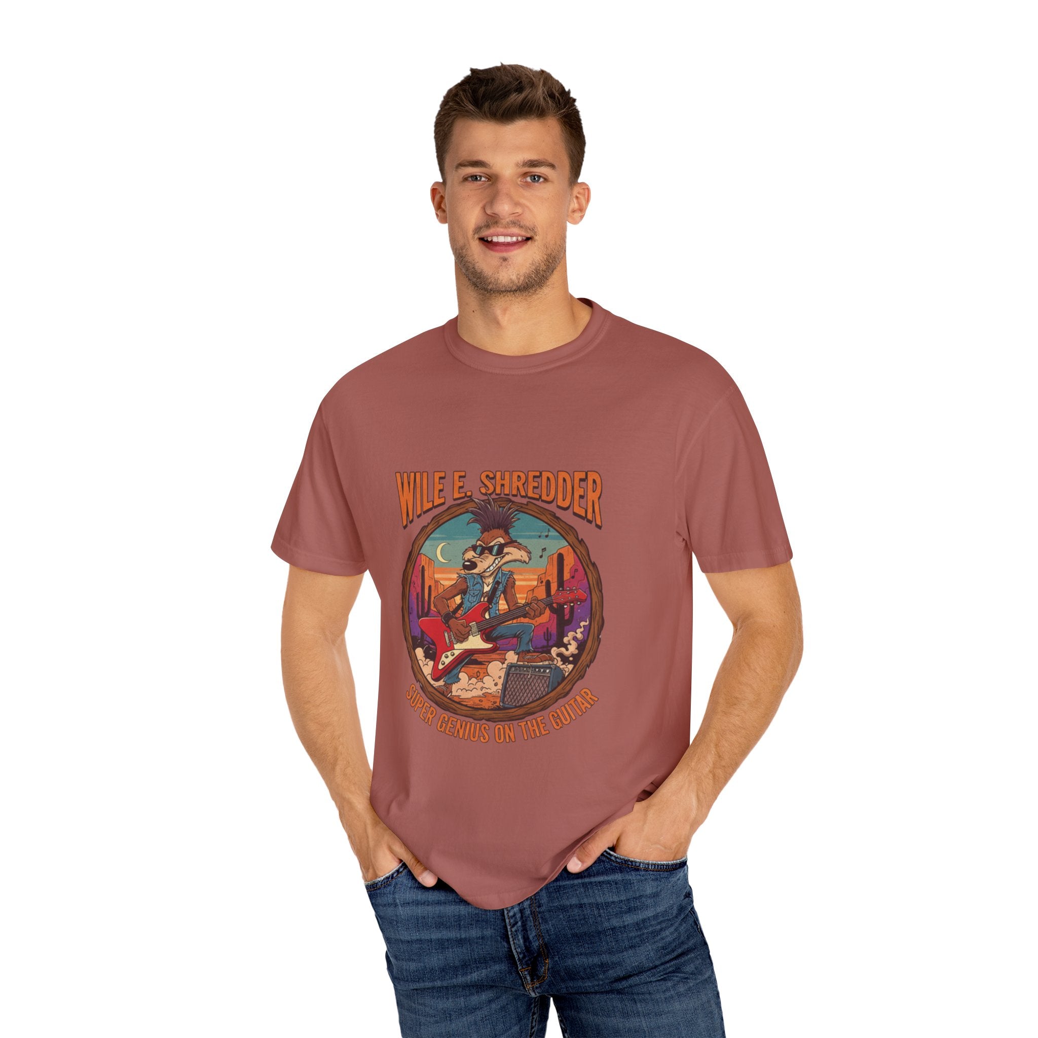 Wile E Shredder Desert Guitar - Graphic T-Shirt