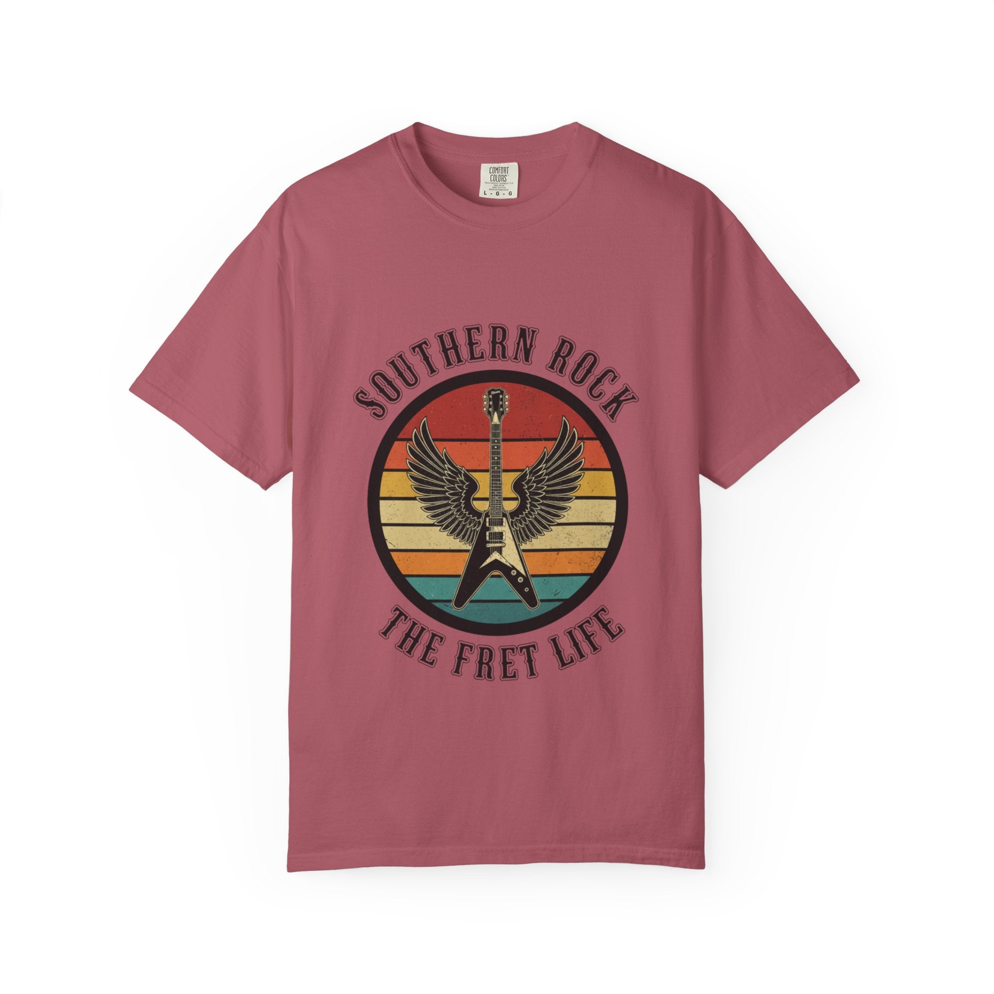Southern Rock Winged V: Freebird Fret Life Tee
