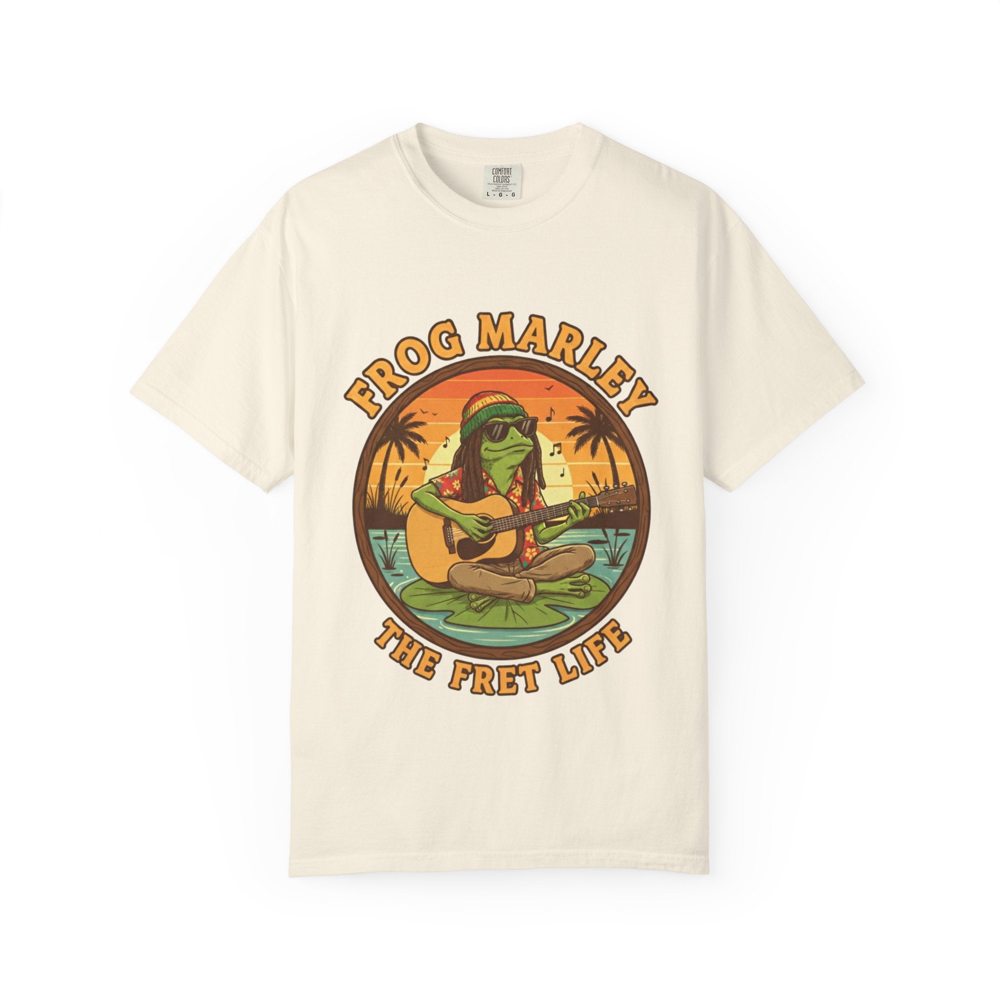 Frog Marley: Reggae Ribbit Rhythms Fret Life Tee