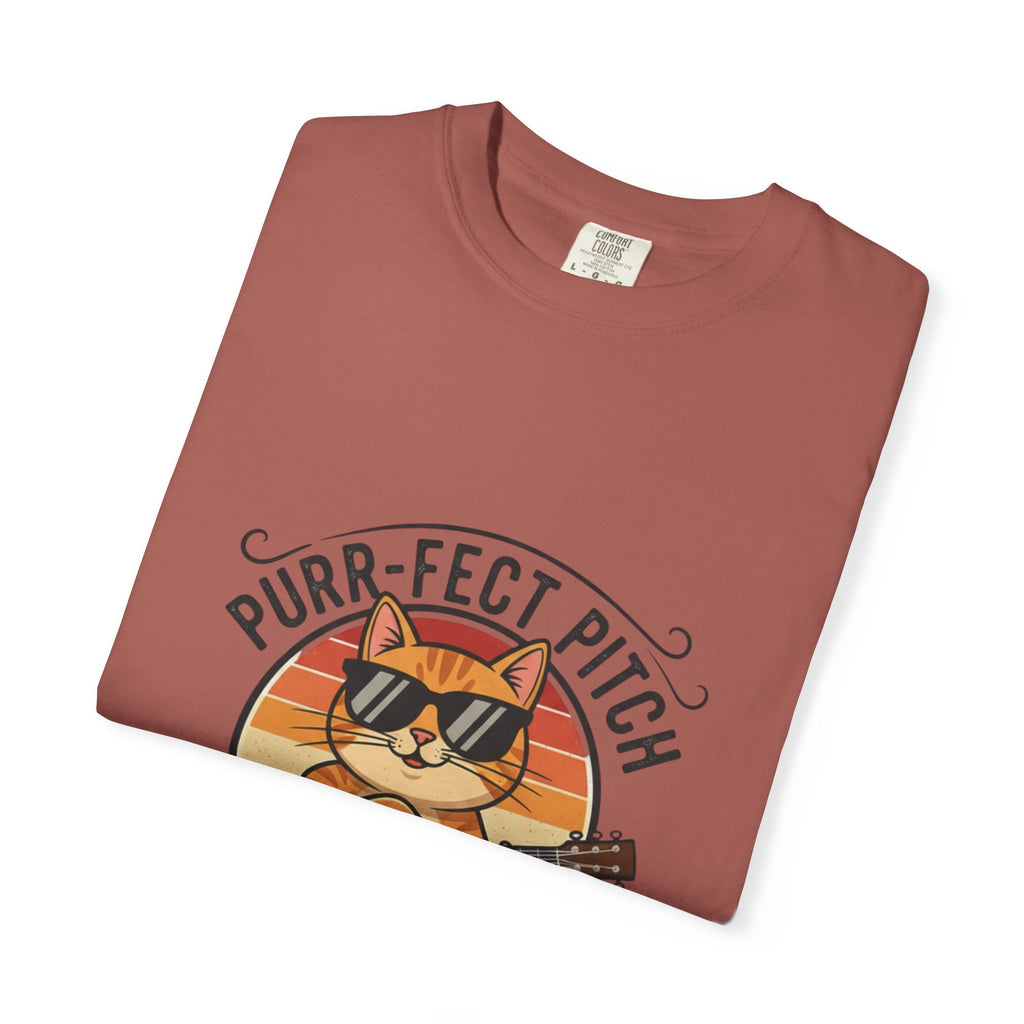 Purr-Fect Pitch: The Cool Cat Fret Life Tee
