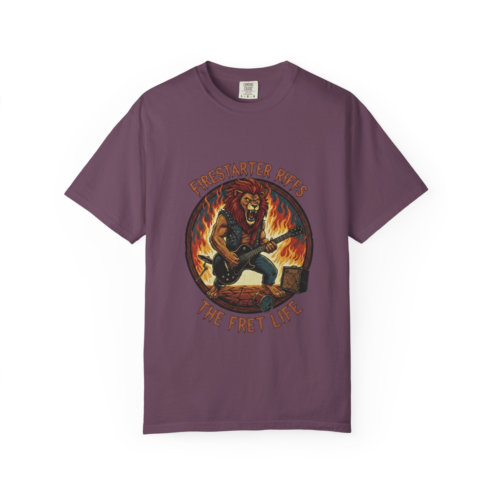 Firestarter Riffs: The Lion Rocker T-Shirt