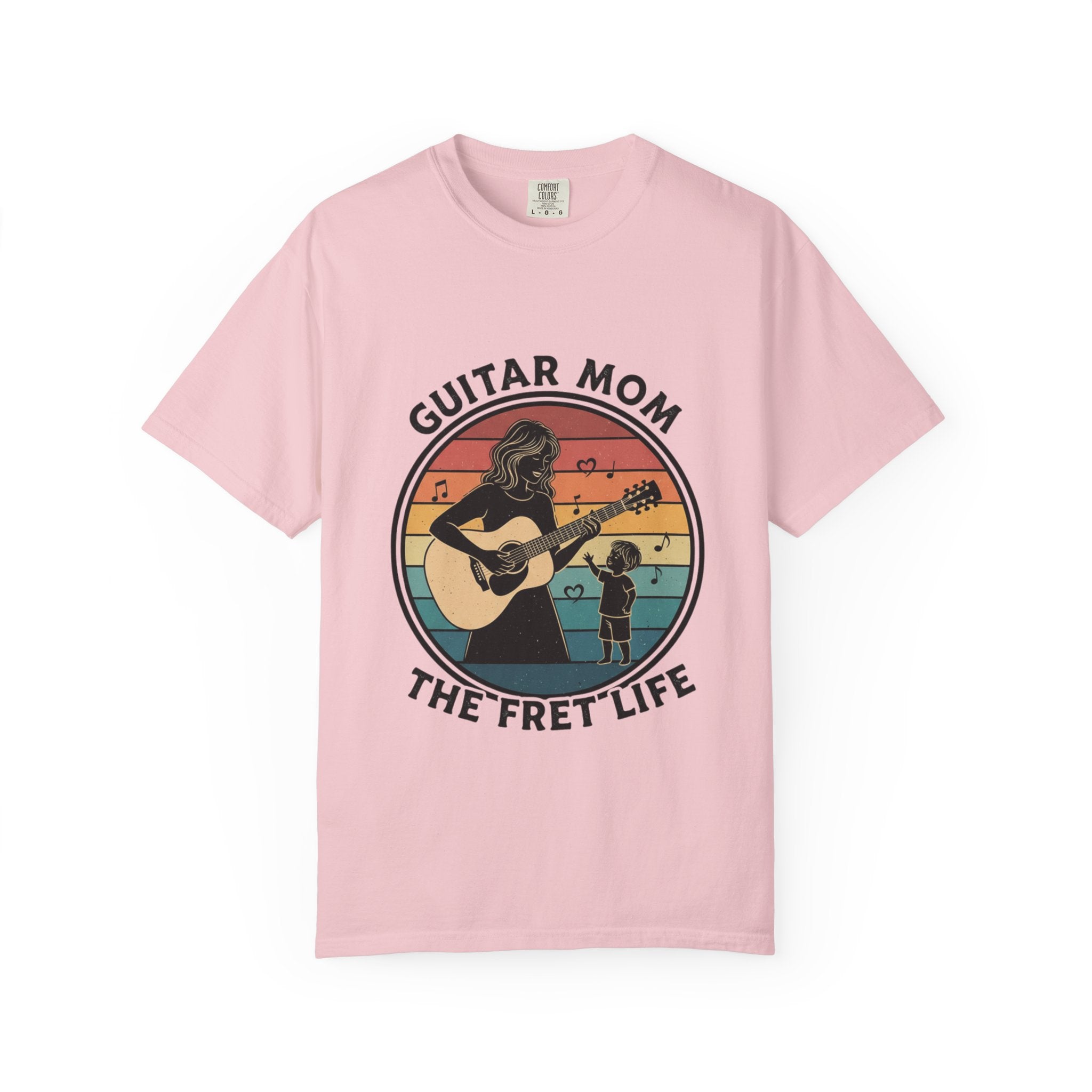 Guitar Mom: The Fret Life Acoustic Silhouette Tee