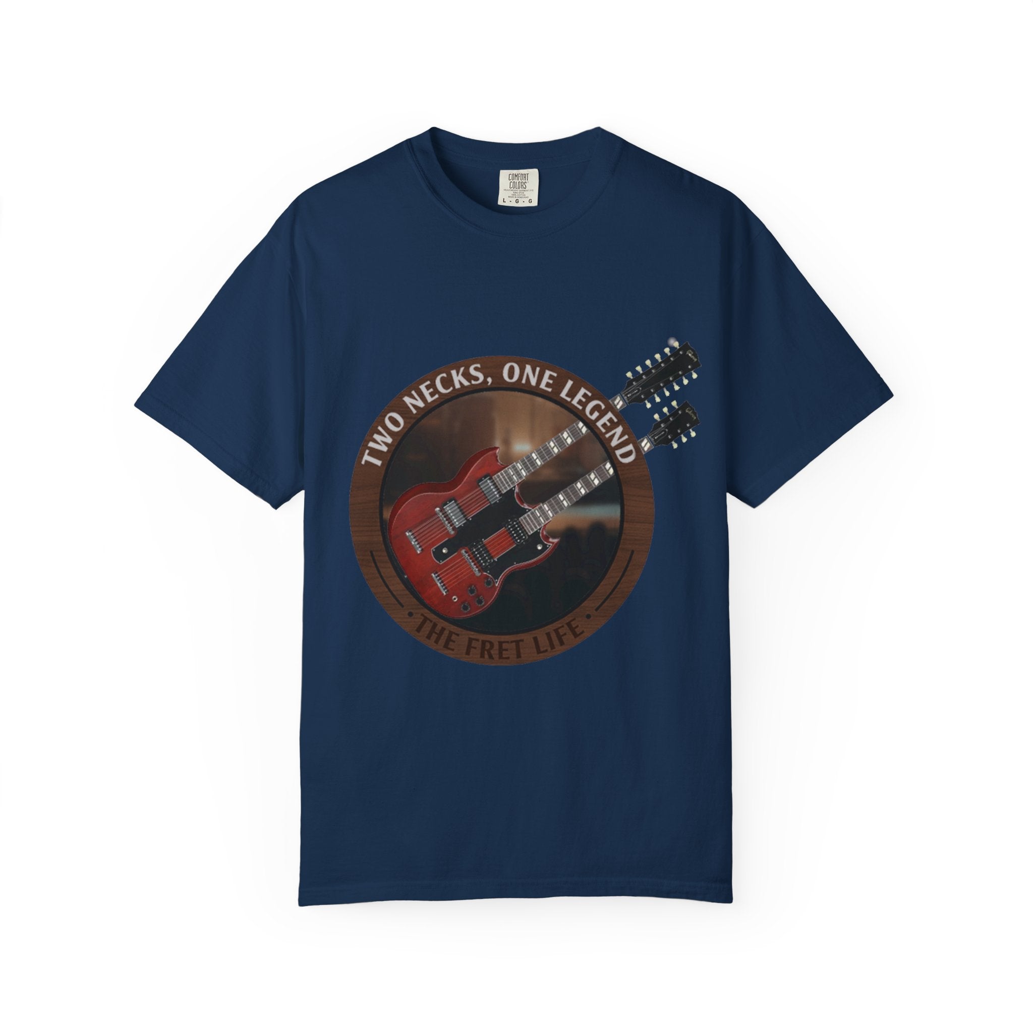 Double Neck T-Shirt | LZ Guitar Legend Tee