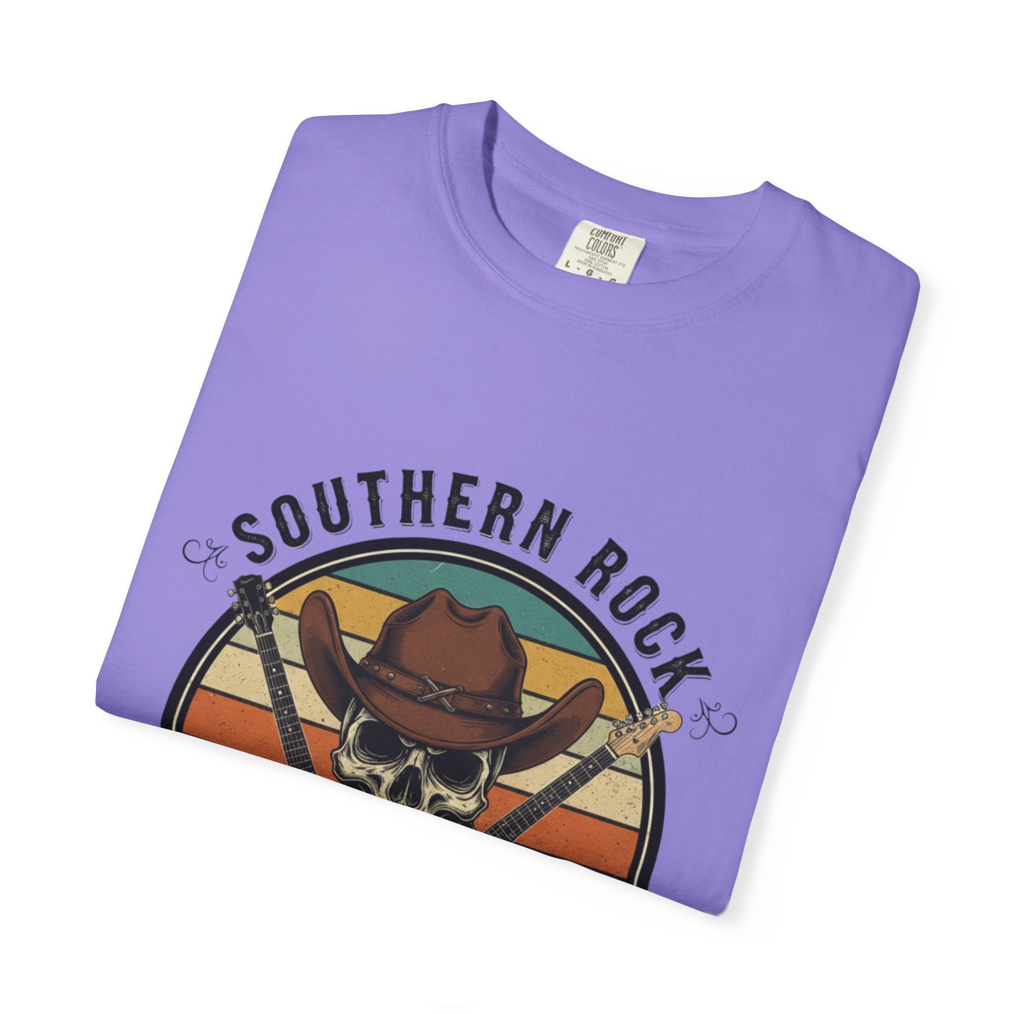 Southern Rock Skull: The Fret Life Outlaw Tee