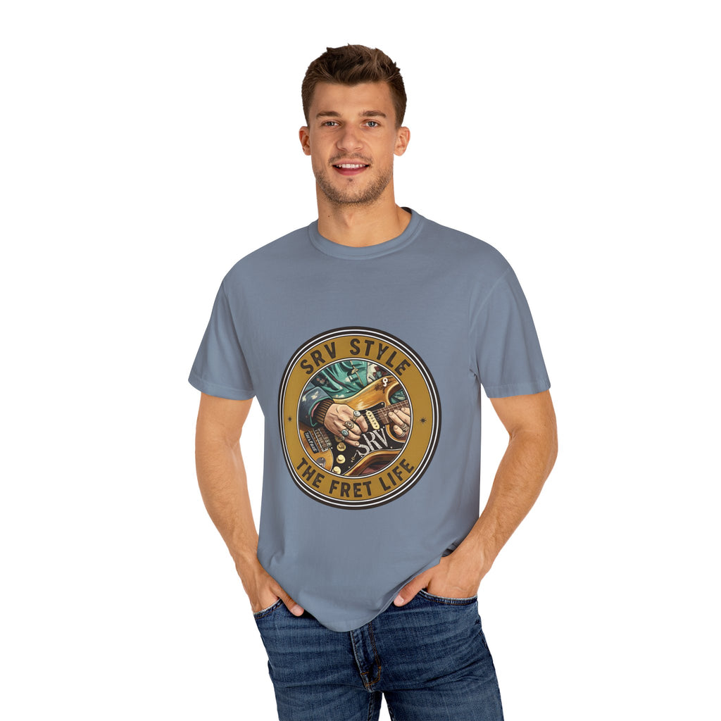 SRV Style T-Shirt |Blues Guitar Fan Tee