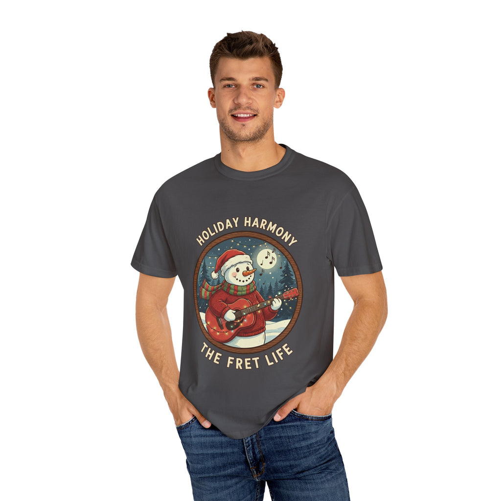 Holiday Harmony: Snowman's Festive Fret Life Tee