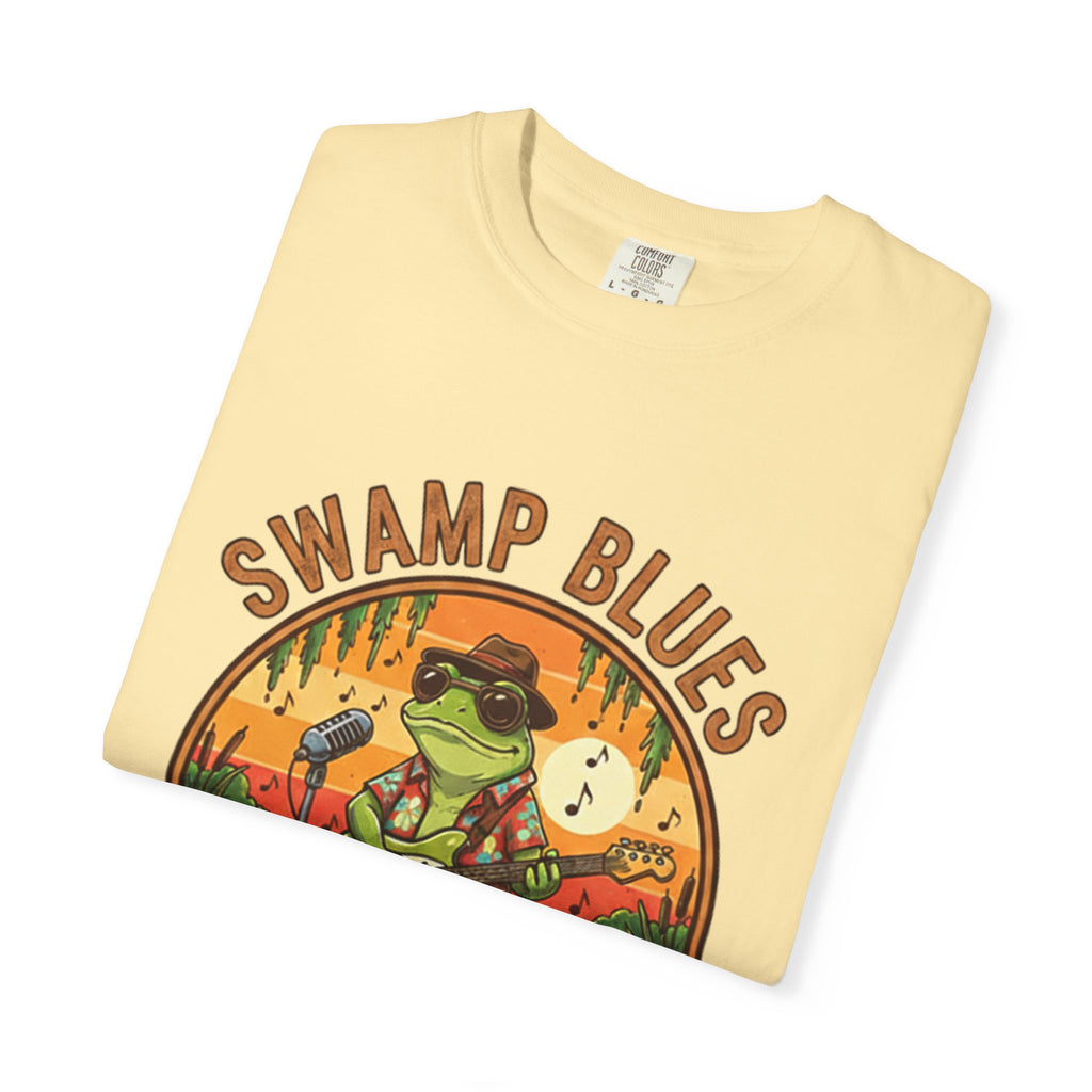 Swamp Blues: Ribbitin' Riffs Fret Life Tee