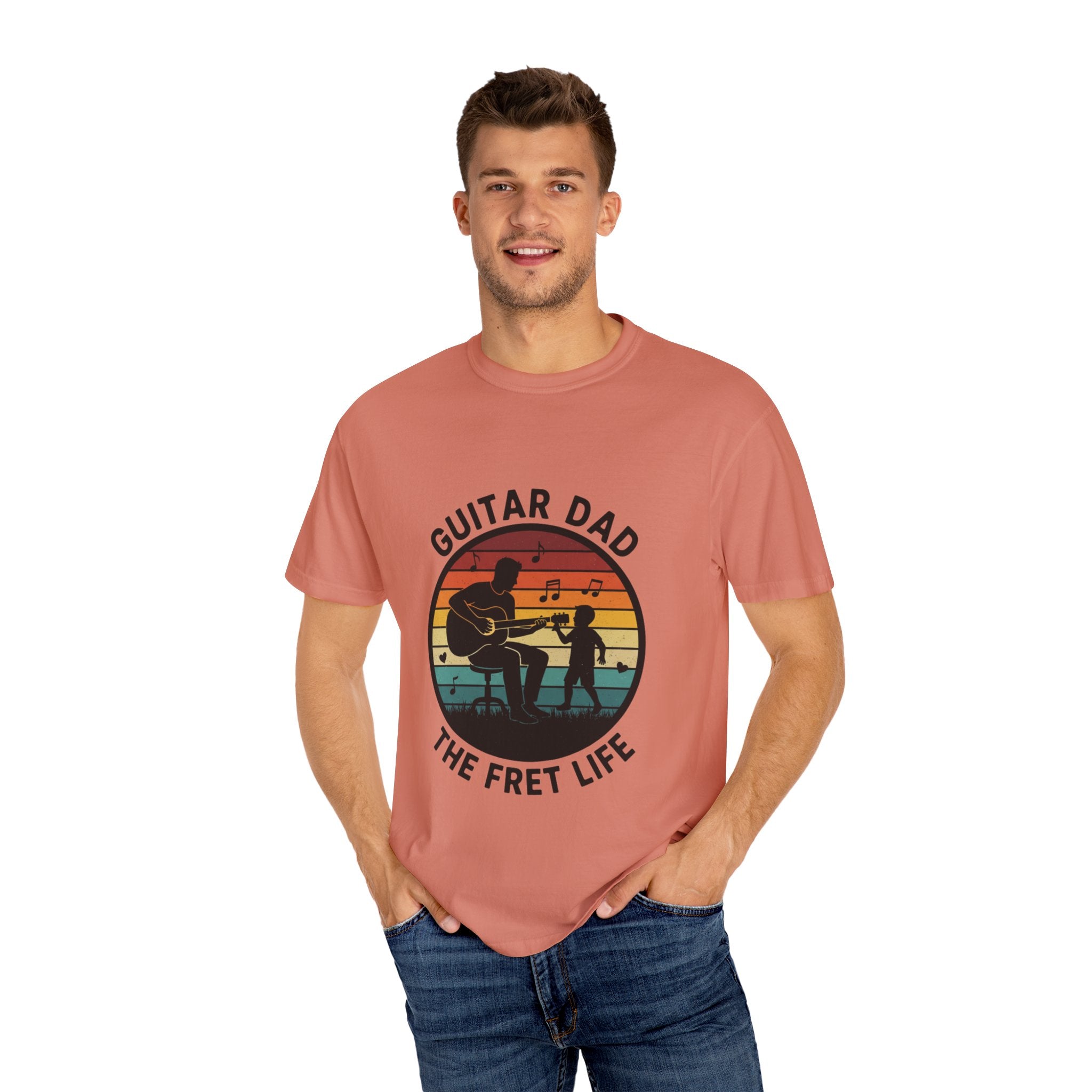 Guitar Dad: The Fret Life Silhouetted Tee