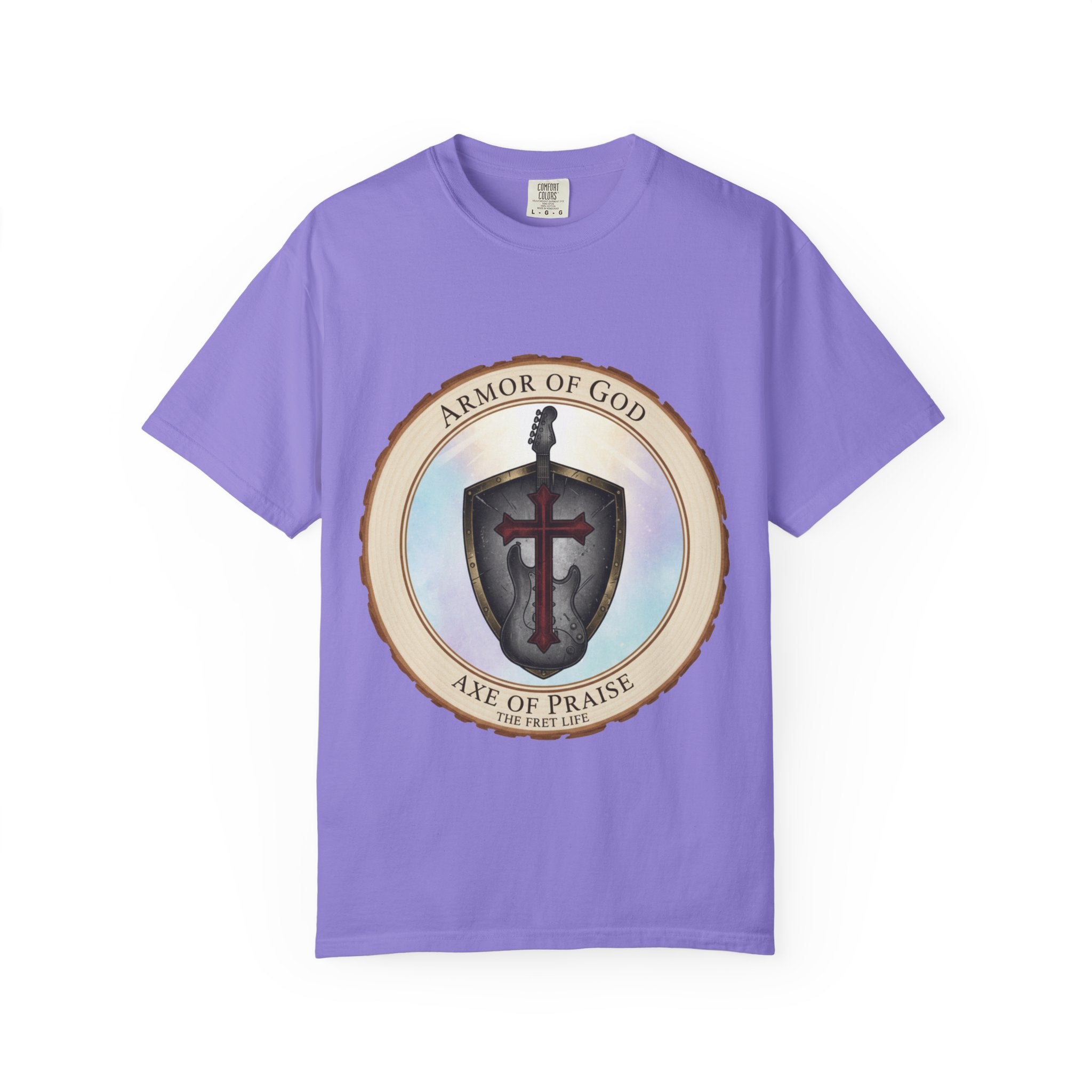 Armor of God T-Shirt | Ephesians 6 Christian Guitarist Tee