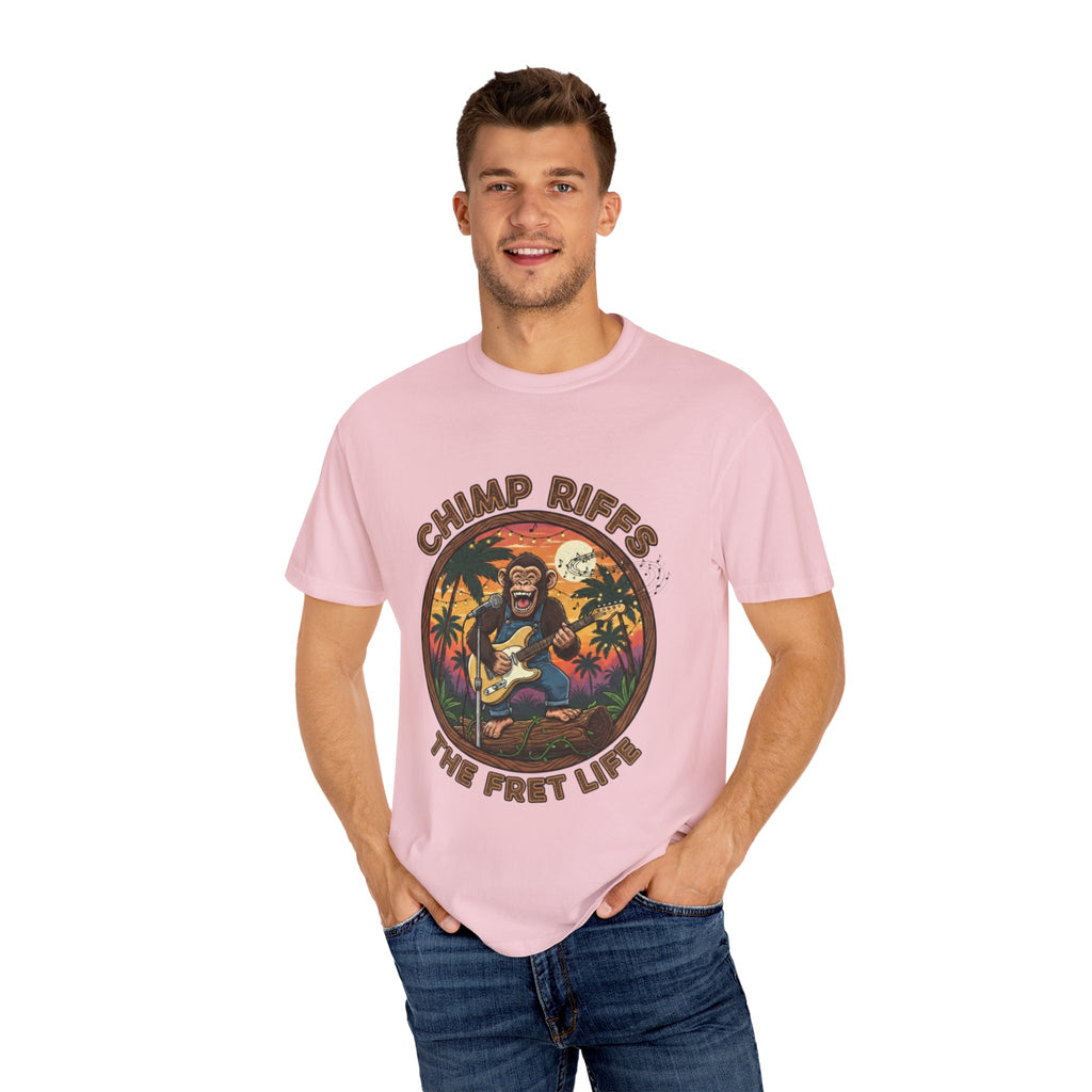 Chimp Riffs: Primate Punk Fret Life Tee