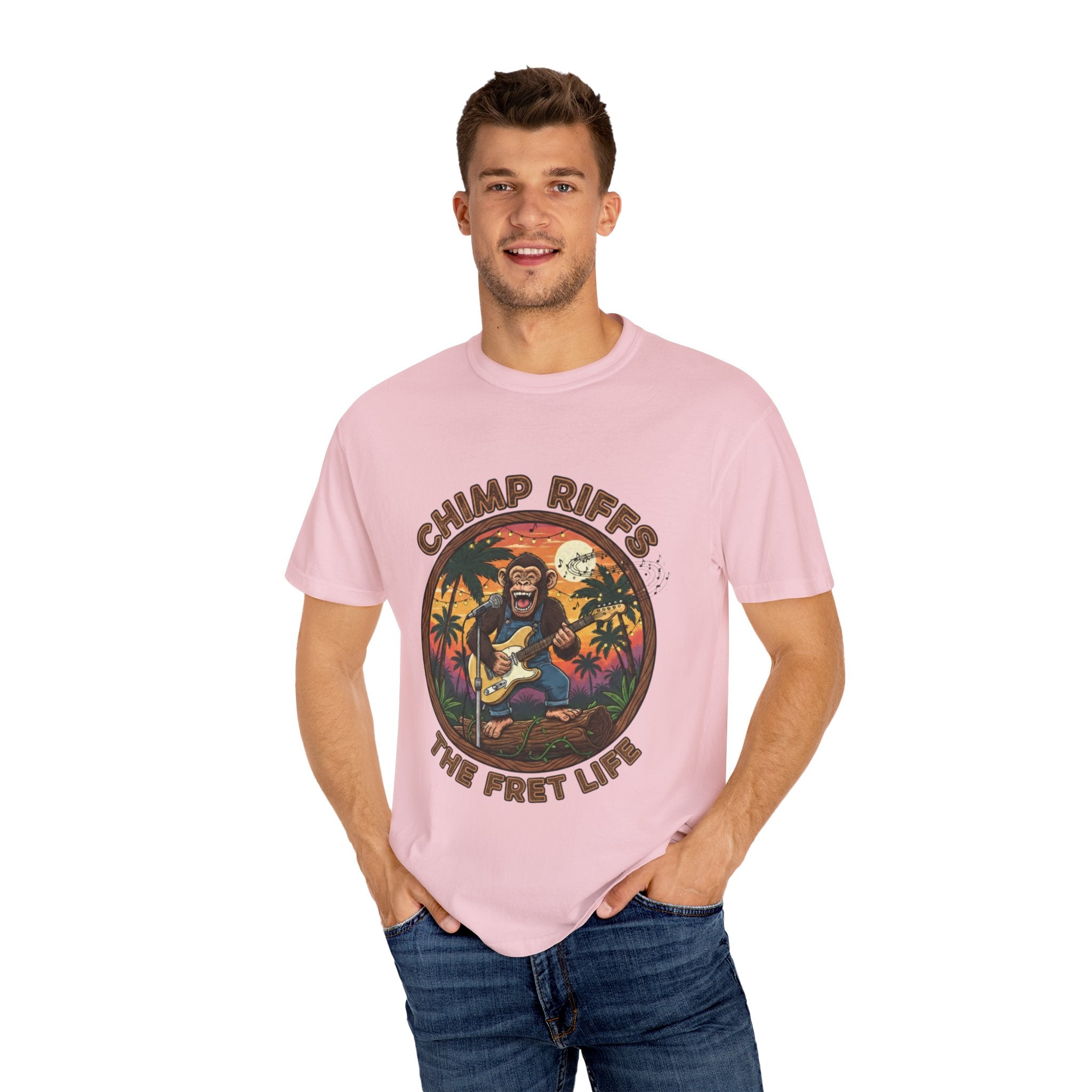 Chimp Riffs: Primate Punk Fret Life Tee