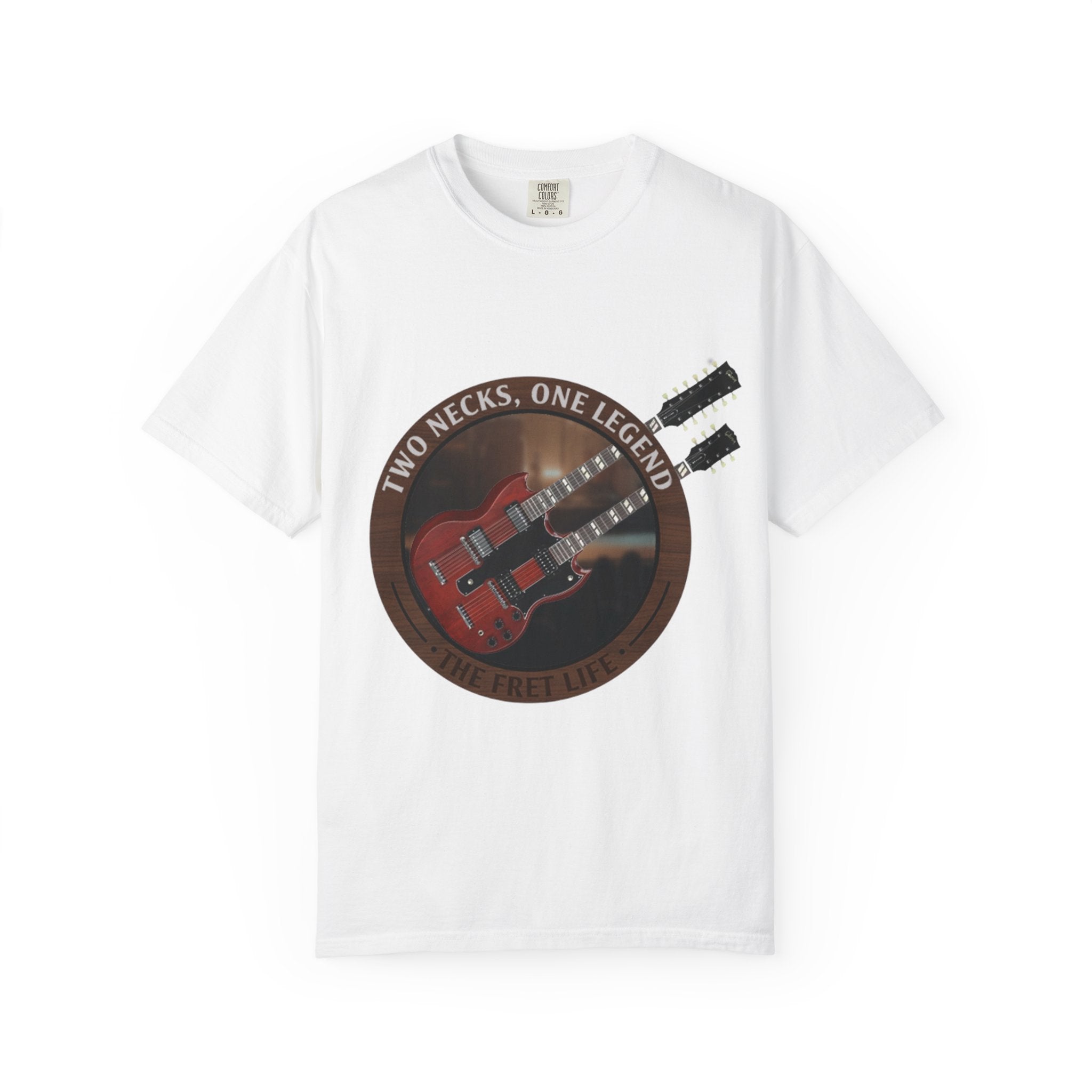 Double Neck T-Shirt | LZ Guitar Legend Tee