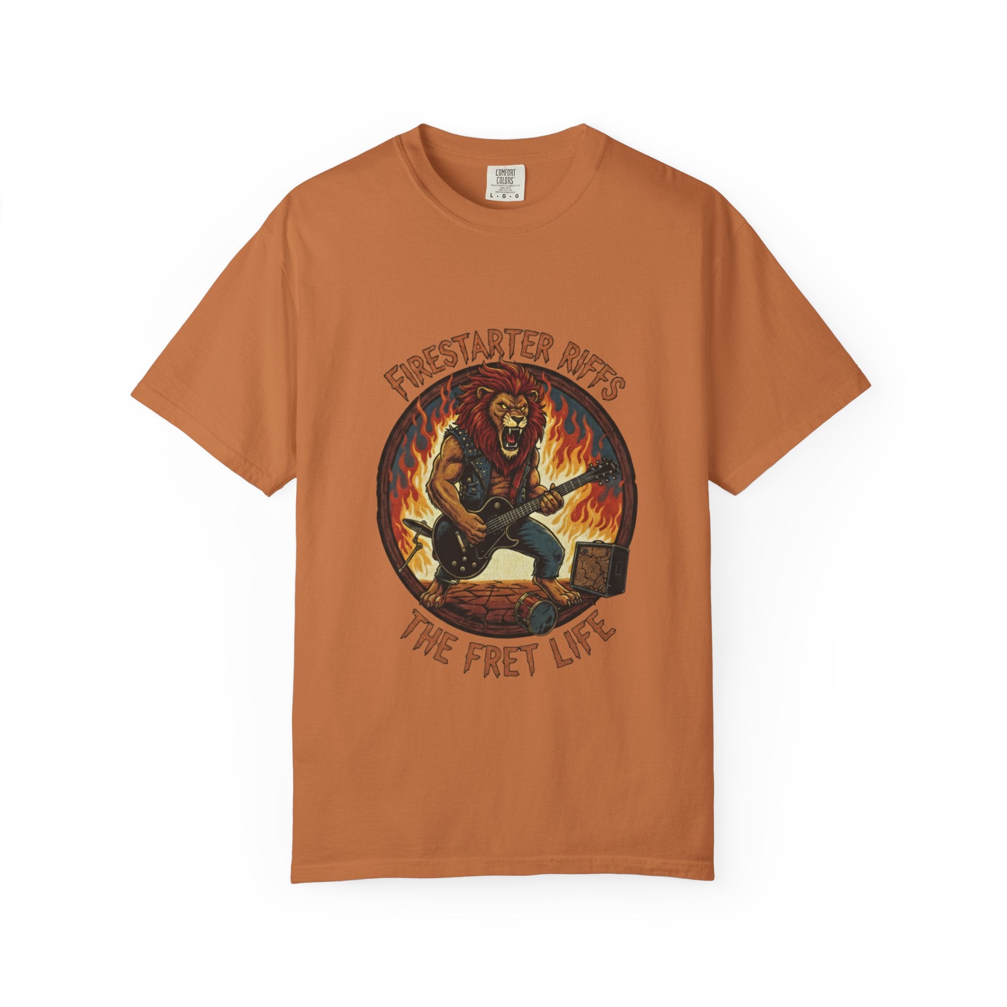 Firestarter Riffs: The Lion Rocker T-Shirt
