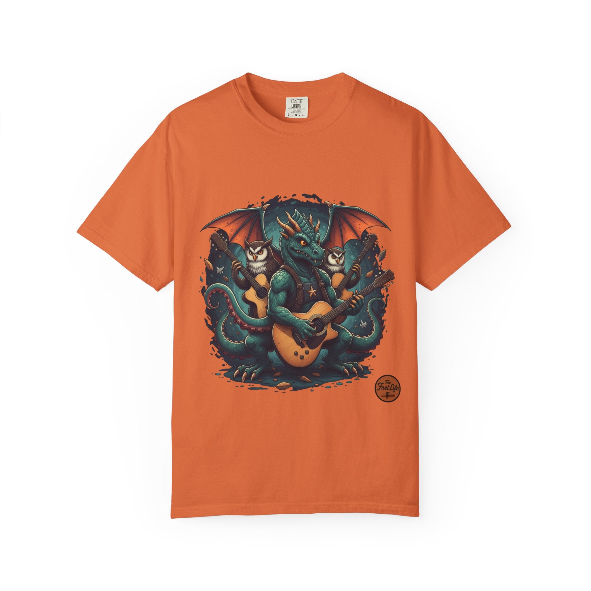 Dragon's Chord: Epic Guitar Tee