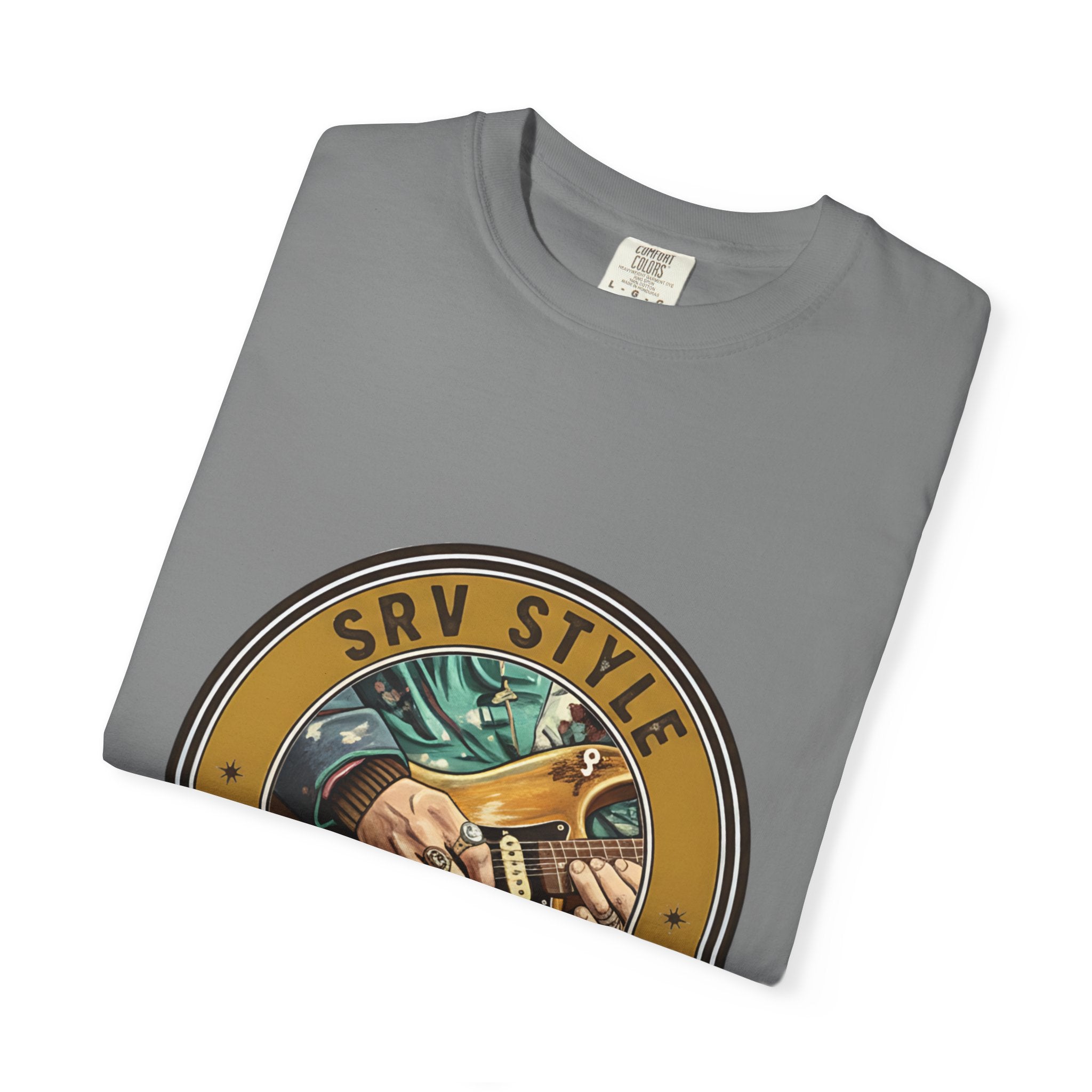 SRV Style T-Shirt |Blues Guitar Fan Tee