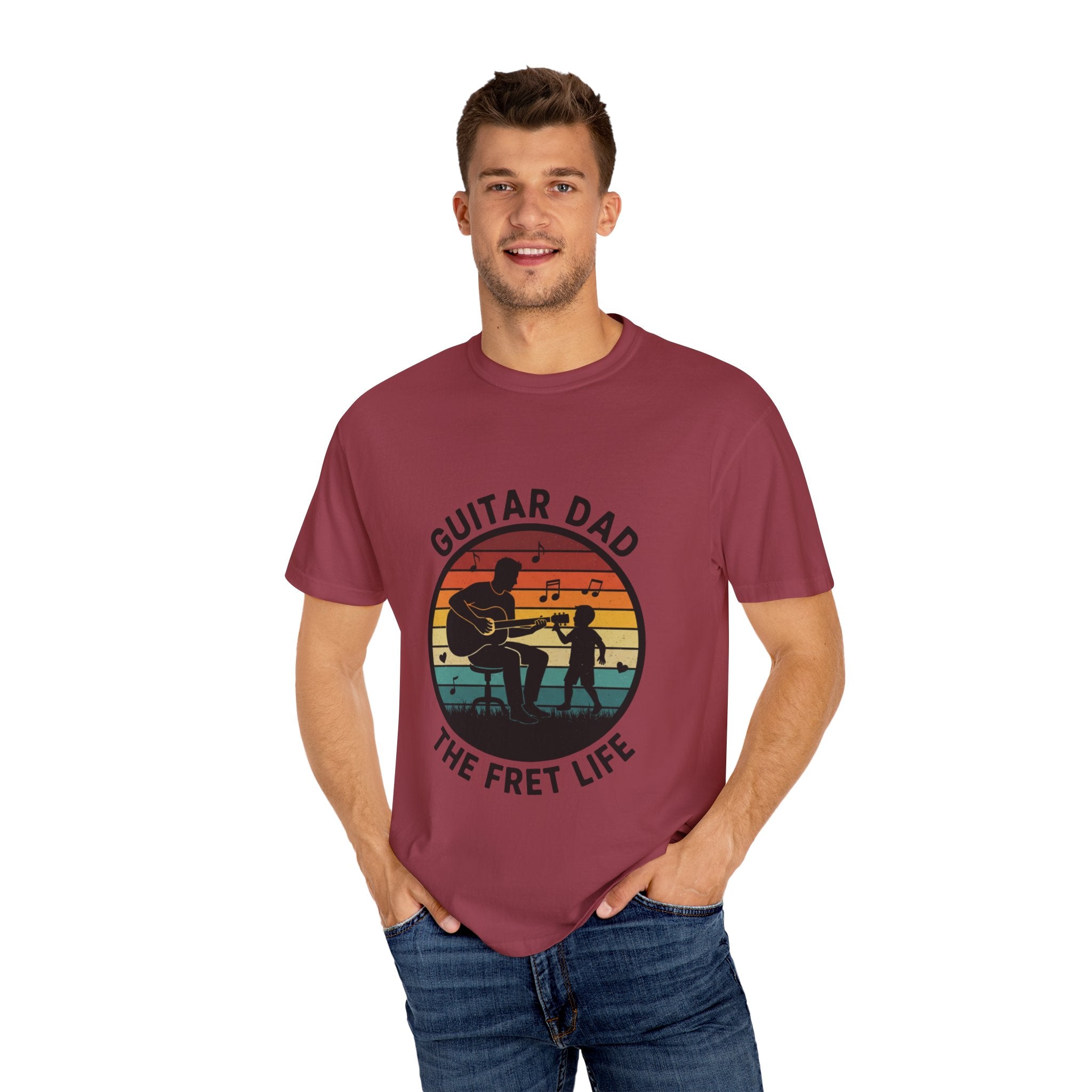 Guitar Dad: The Fret Life Silhouetted Tee