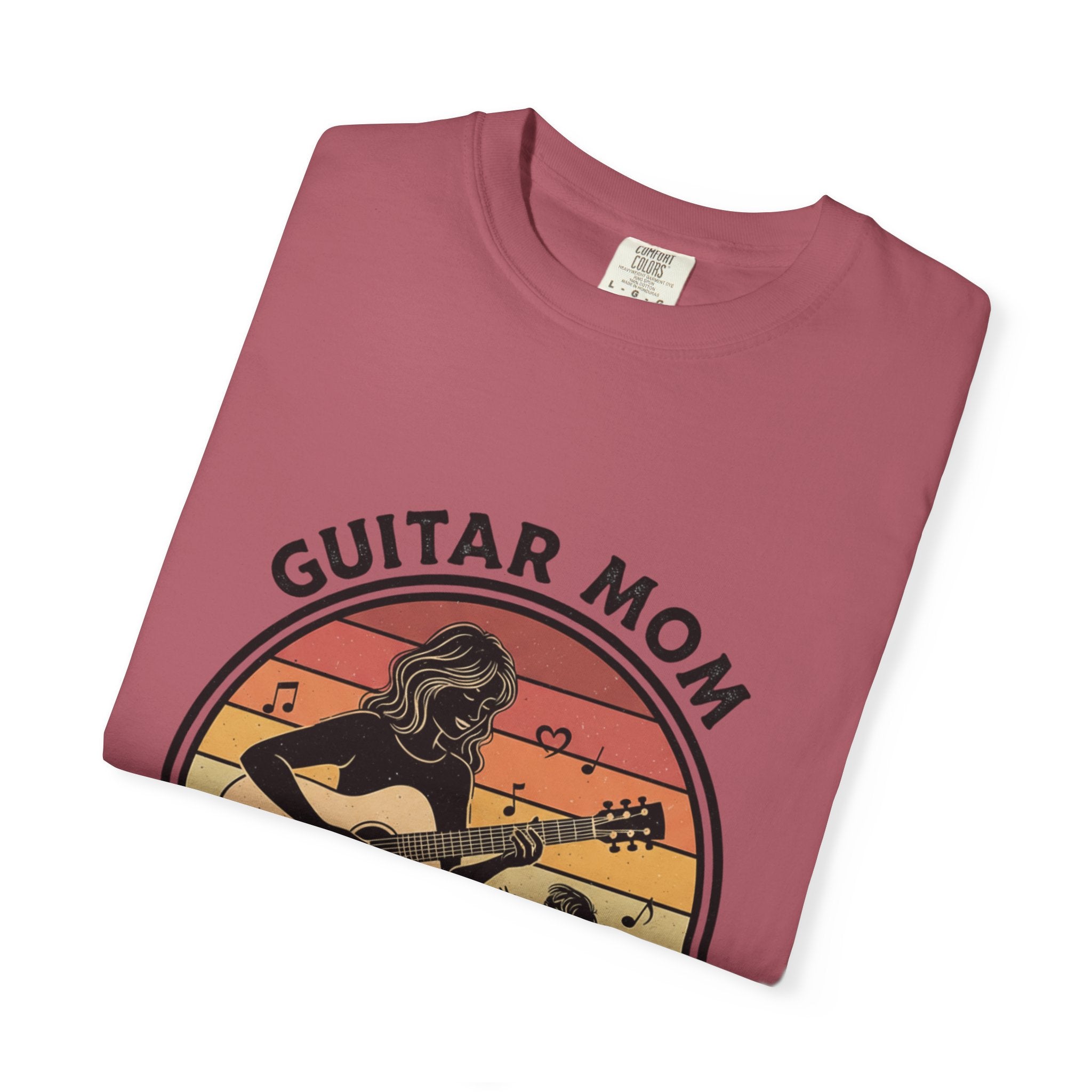 Guitar Mom: The Fret Life Acoustic Silhouette Tee