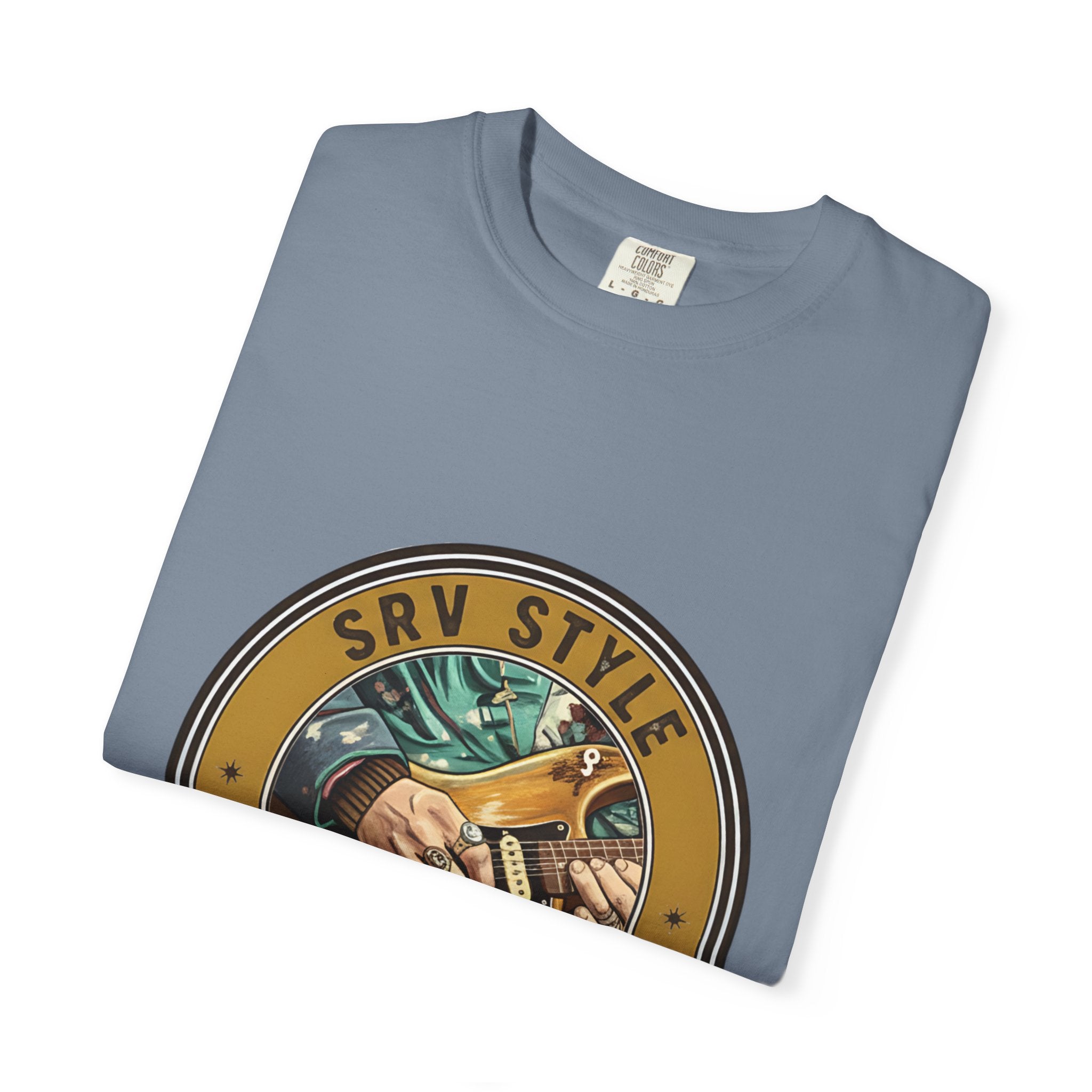SRV Style T-Shirt |Blues Guitar Fan Tee