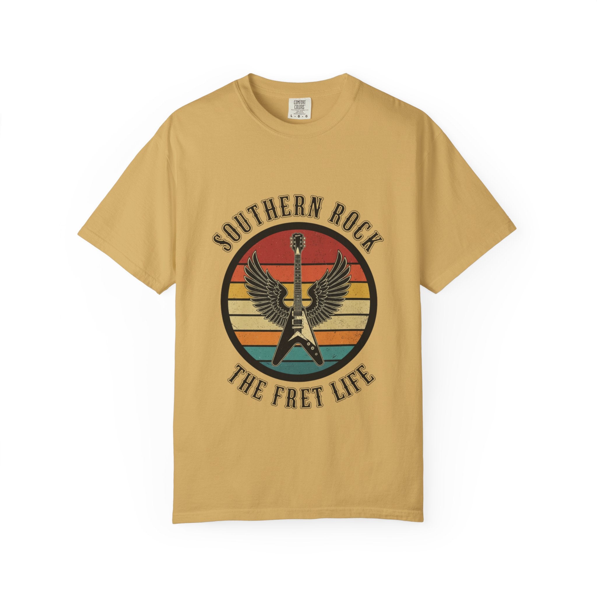 Southern Rock Winged V: Freebird Fret Life Tee