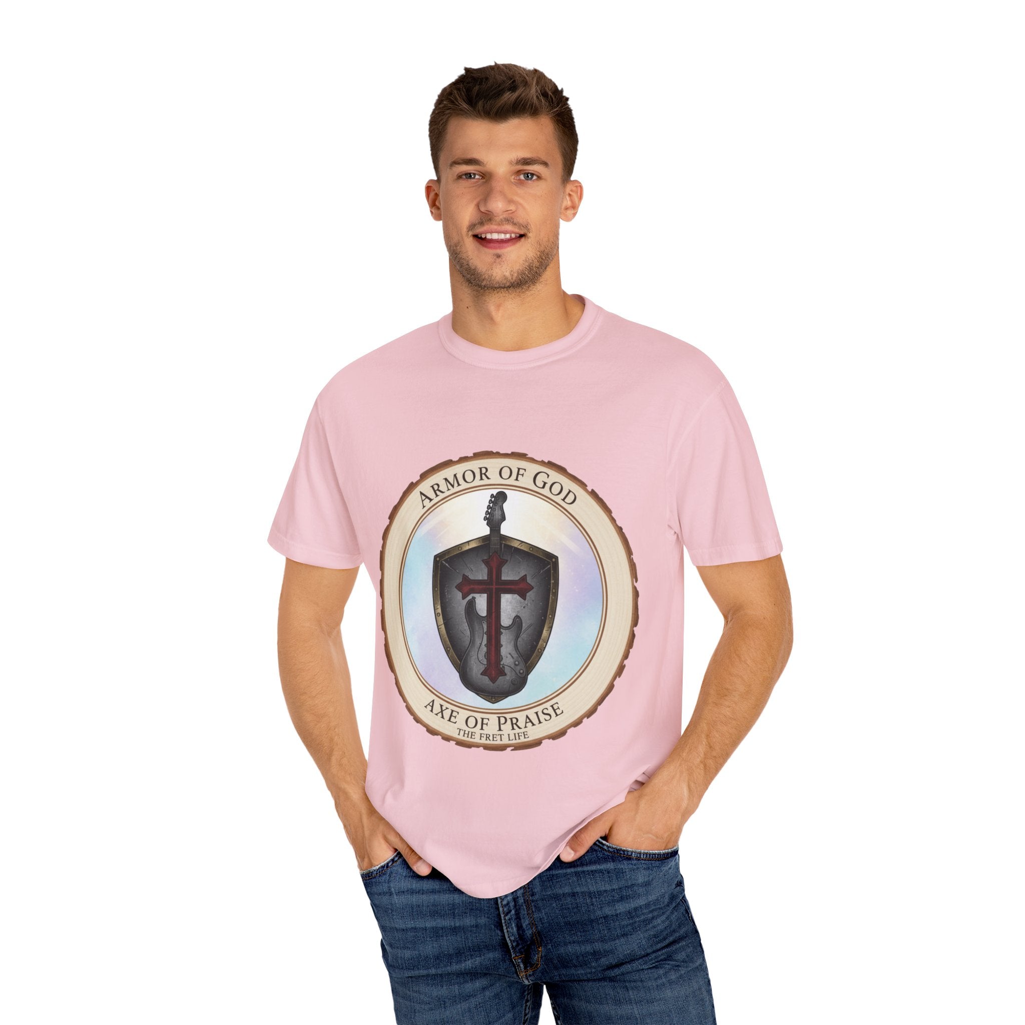 Armor of God T-Shirt | Ephesians 6 Christian Guitarist Tee