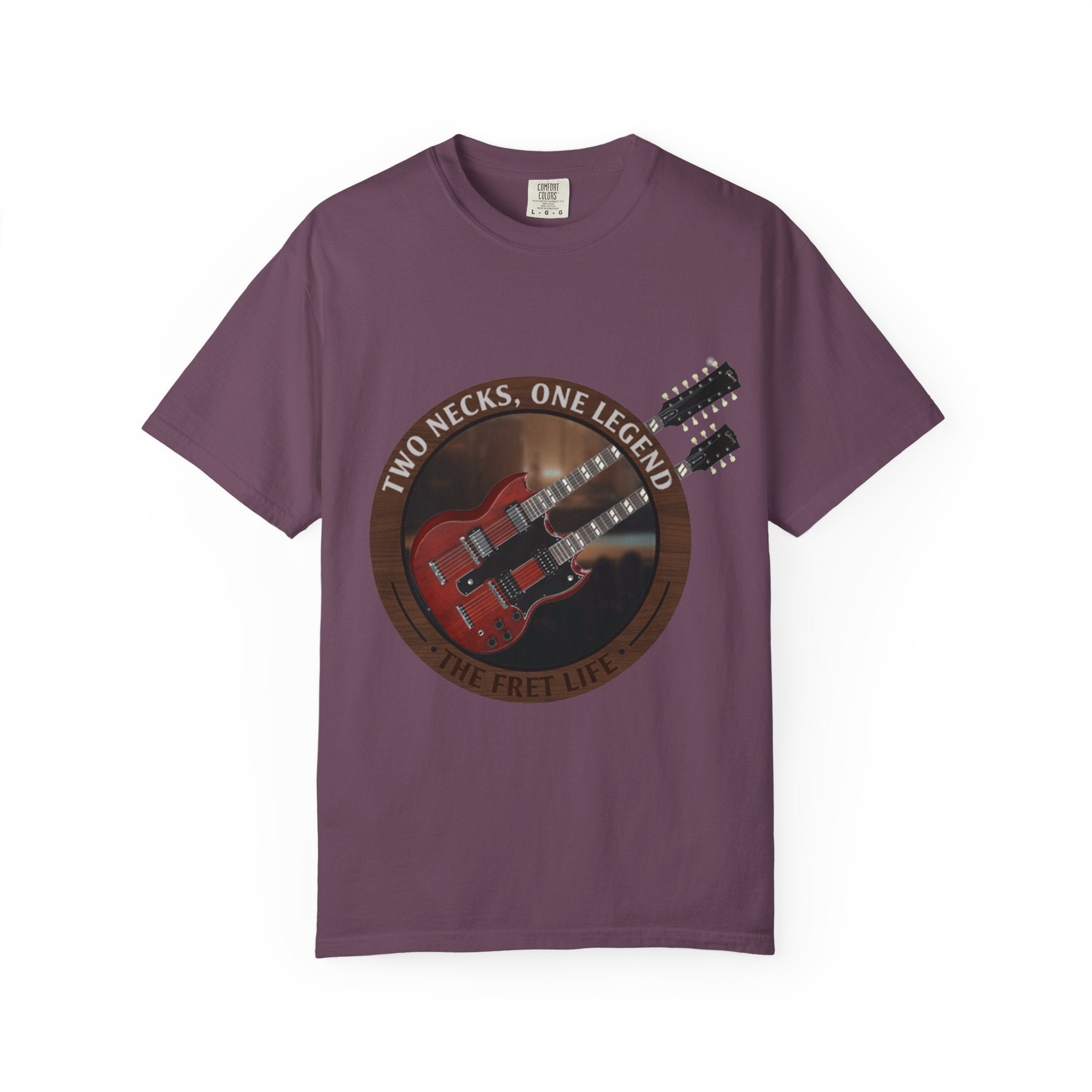 Double Neck T-Shirt | LZ Guitar Legend Tee