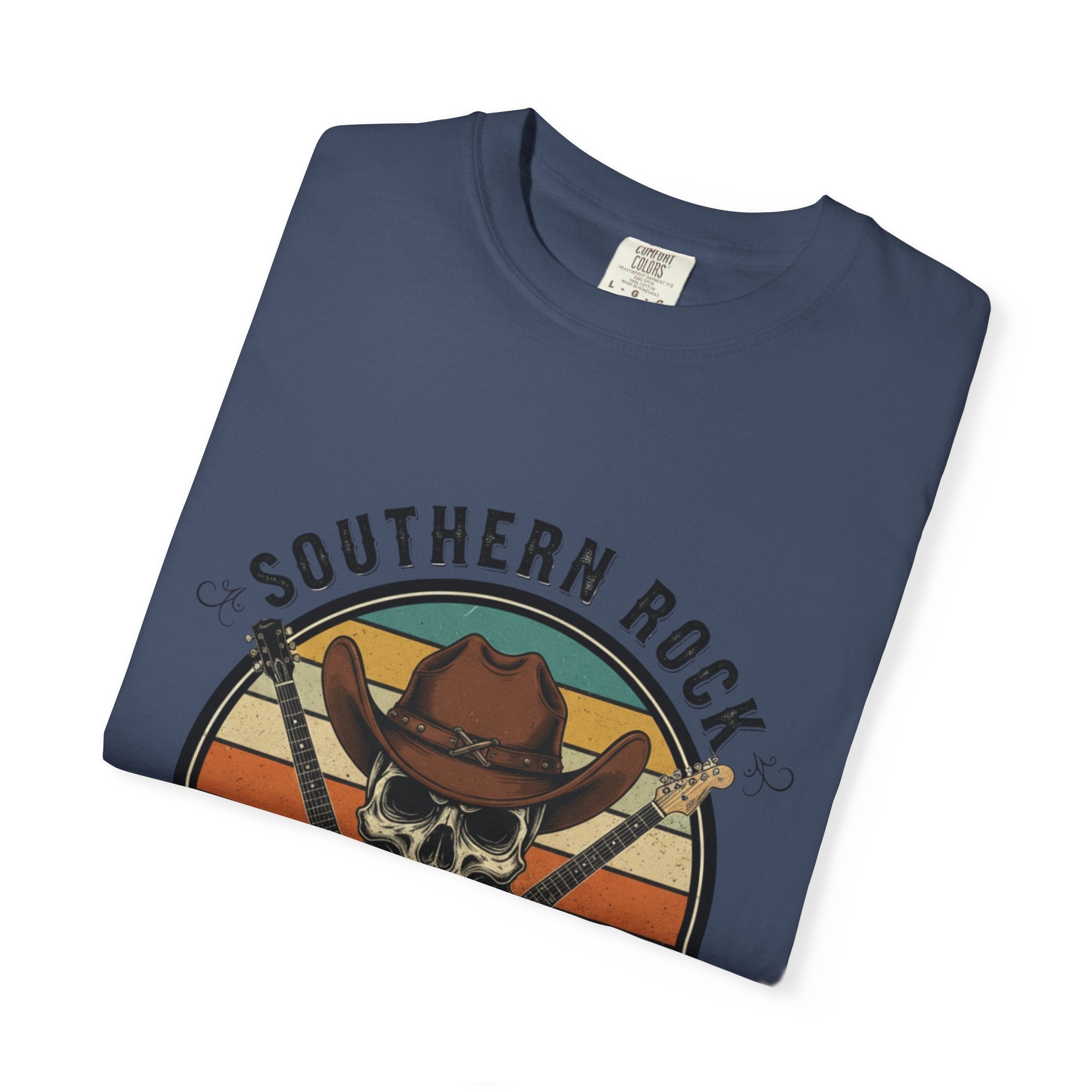 Southern Rock Skull: The Fret Life Outlaw Tee