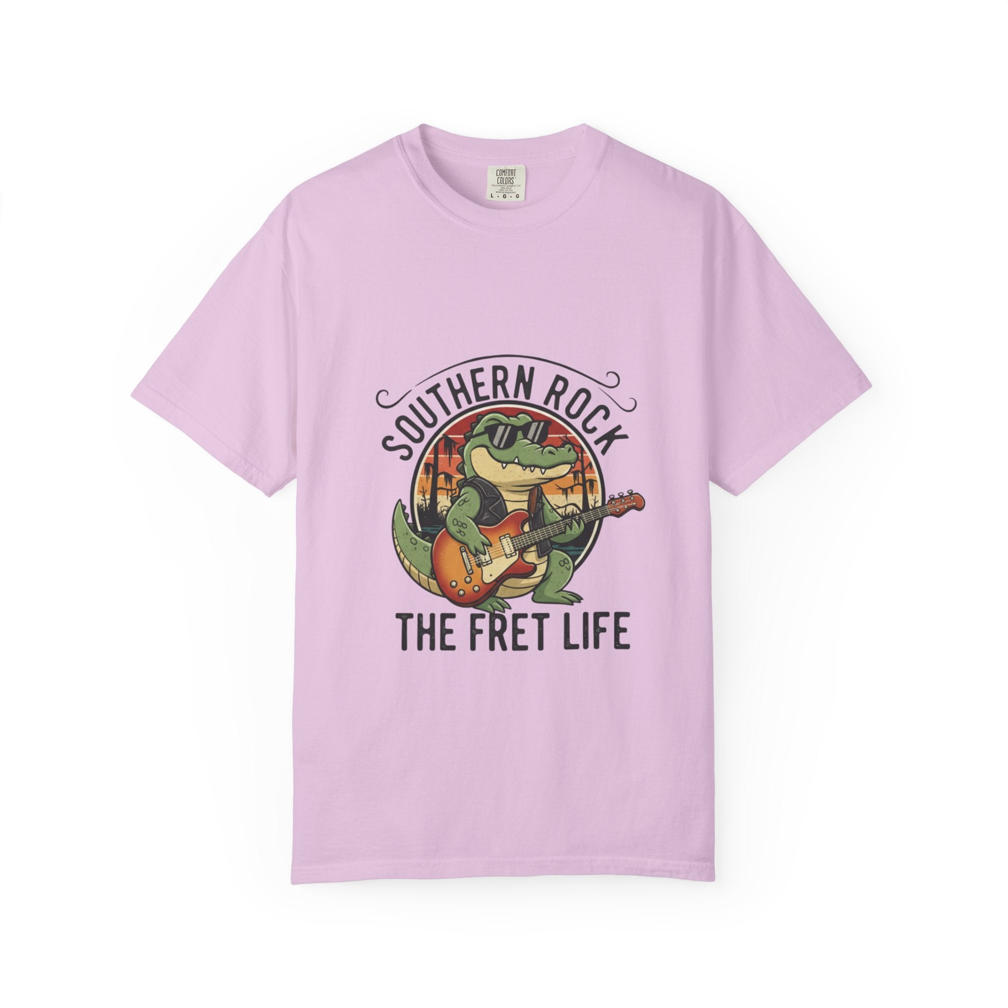 Southern Rock Gator: The Fret Life Swamp Jam Tee