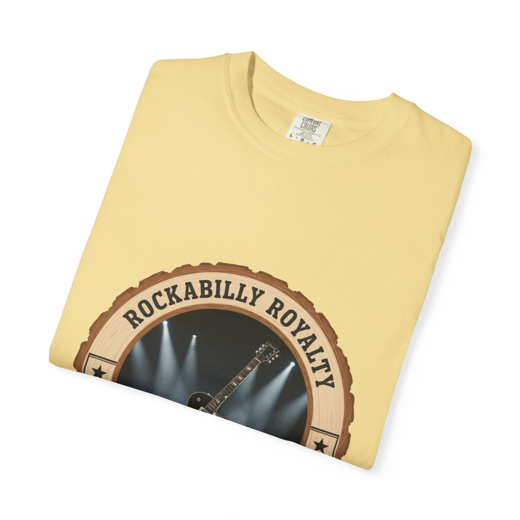 Rockabilly Royalty Tee | Gretsch Duo Jet Falcon Electric Guitar Shirt