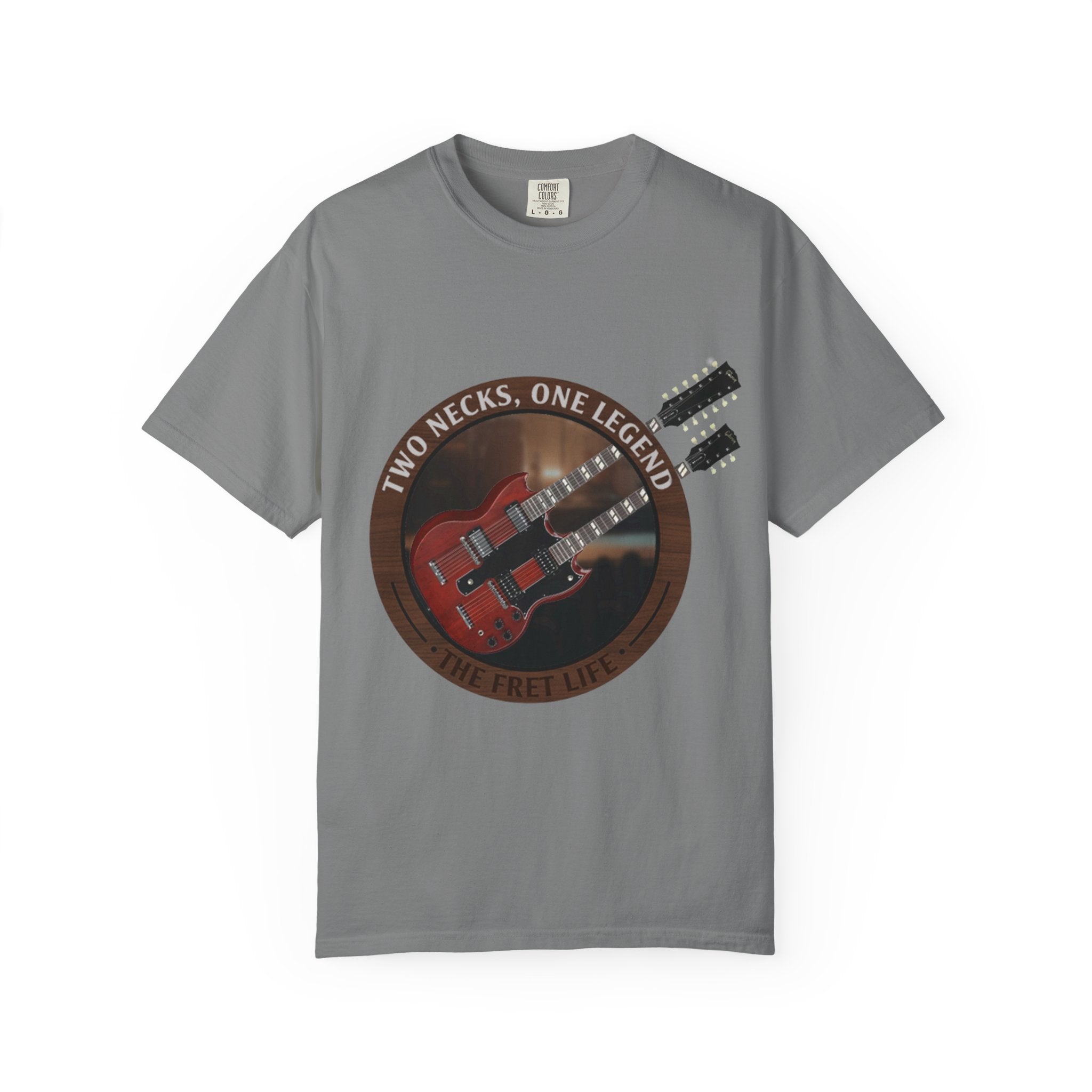Double Neck T-Shirt | LZ Guitar Legend Tee