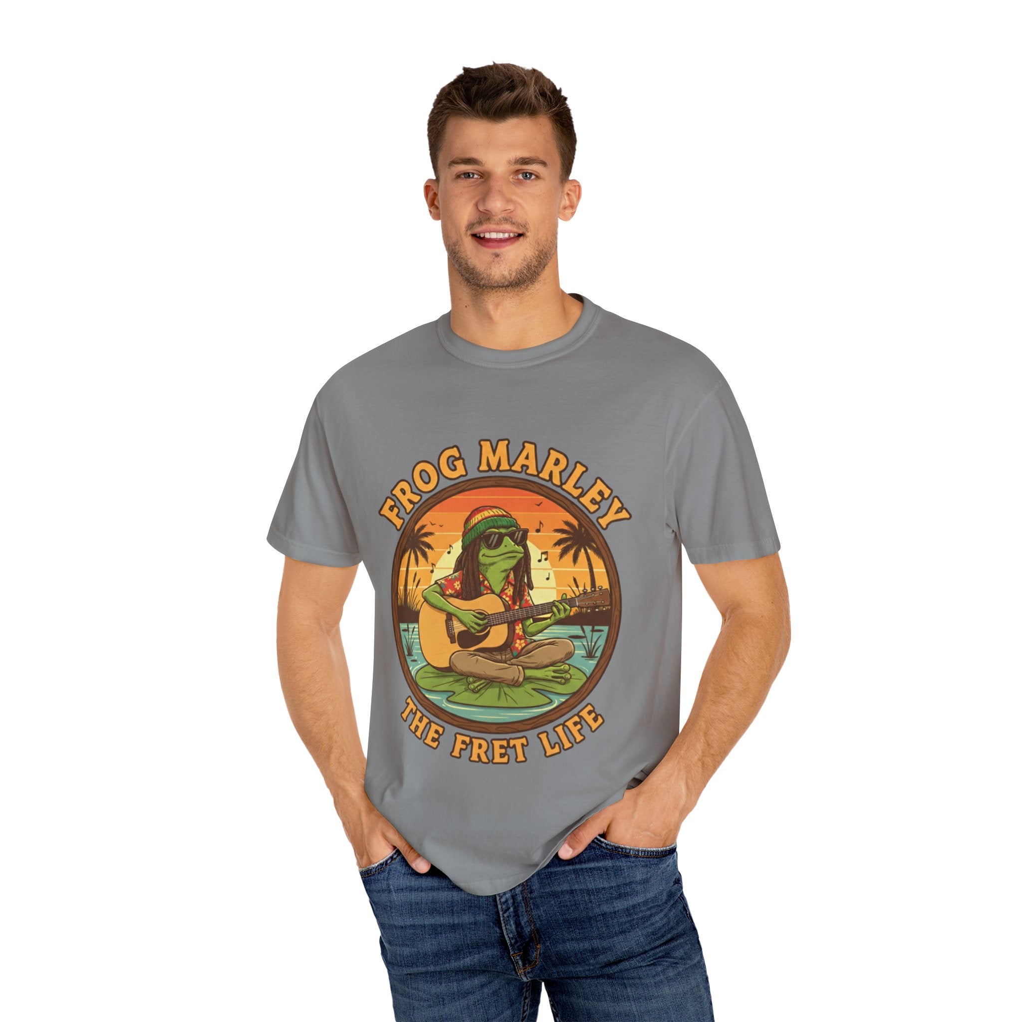Frog Marley: Reggae Ribbit Rhythms Fret Life Tee