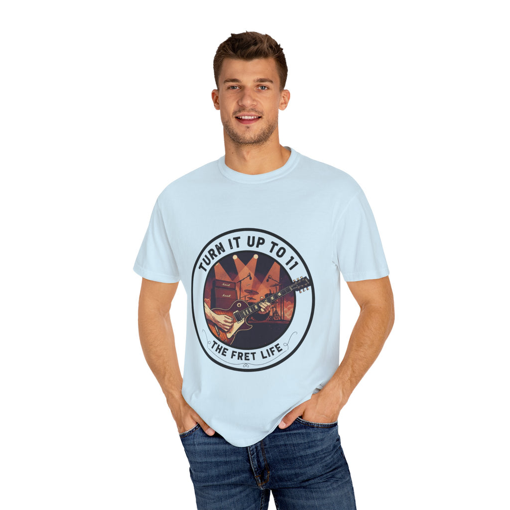 Turn it Up to 11 Unisex Guitar T-Shirt - Music Lover Gift Idea