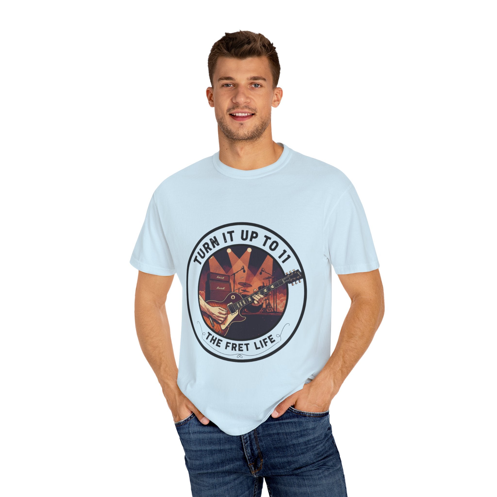 Turn it Up to 11 Unisex Guitar T-Shirt - Music Lover Gift Idea