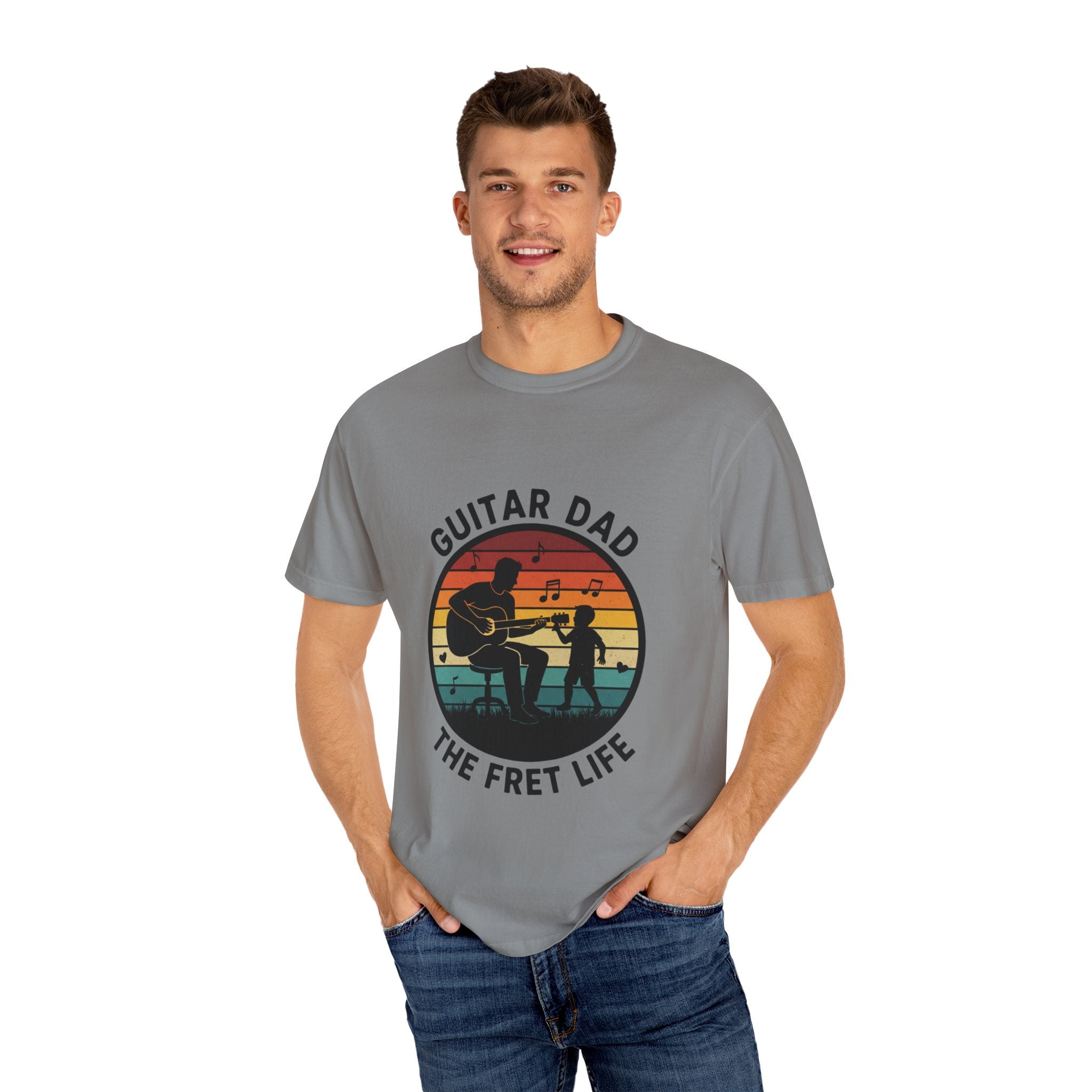 Guitar Dad: The Fret Life Silhouetted Tee