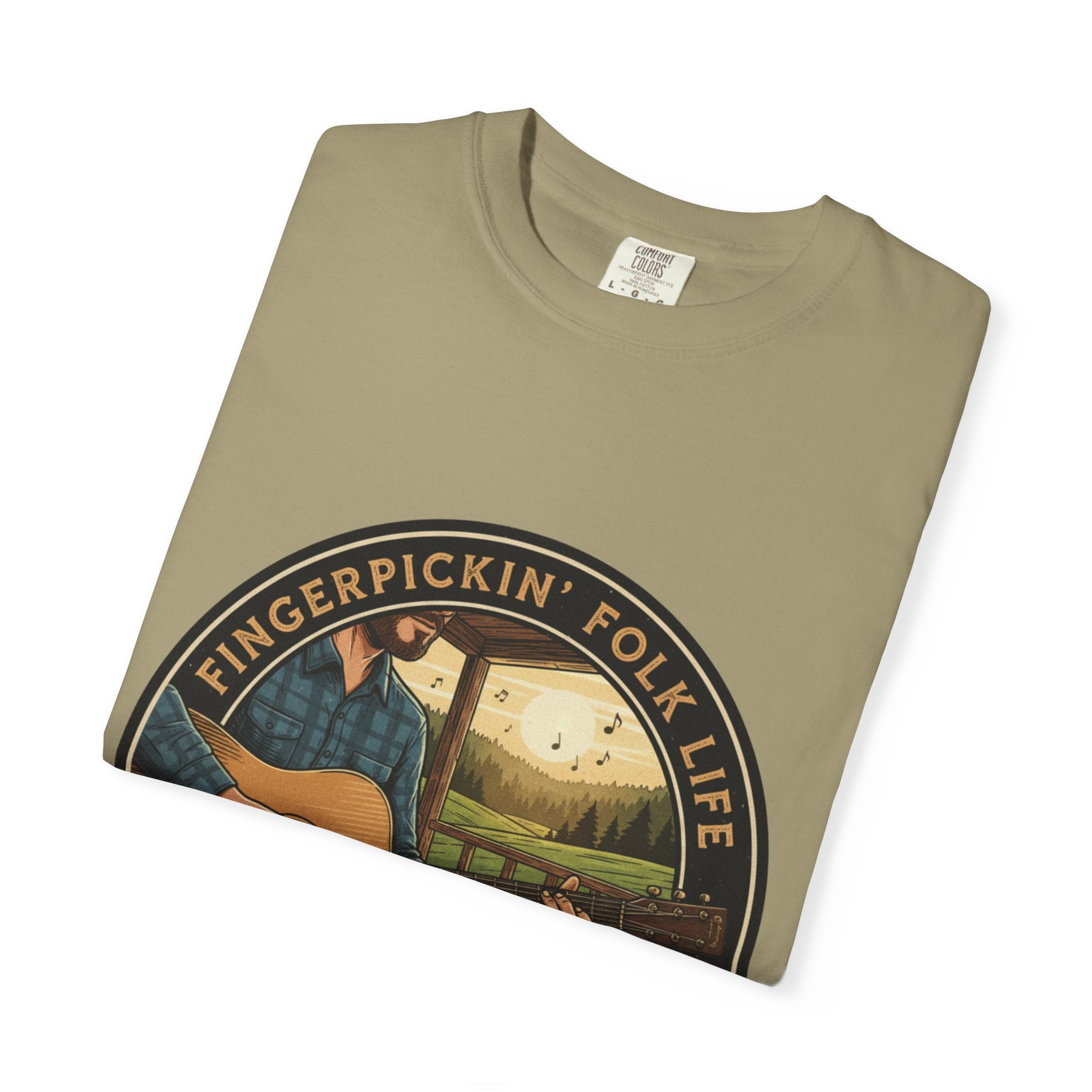 Fingerpickin' Folk Life: Porch & Sunset Acoustic Tee