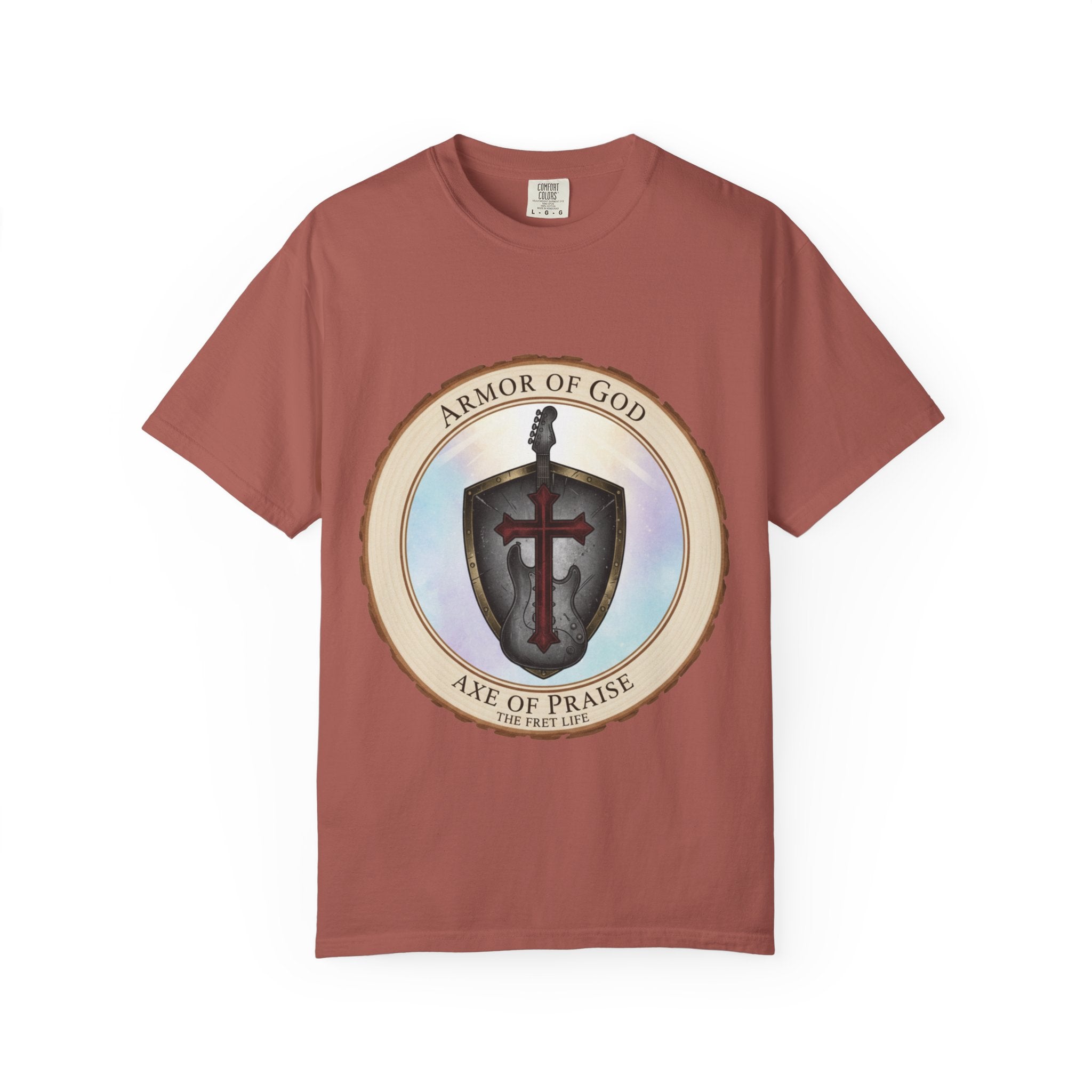 Armor of God T-Shirt | Ephesians 6 Christian Guitarist Tee