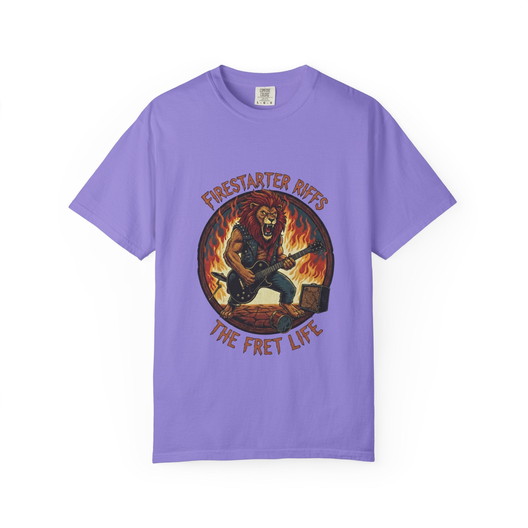 Firestarter Riffs: The Lion Rocker T-Shirt