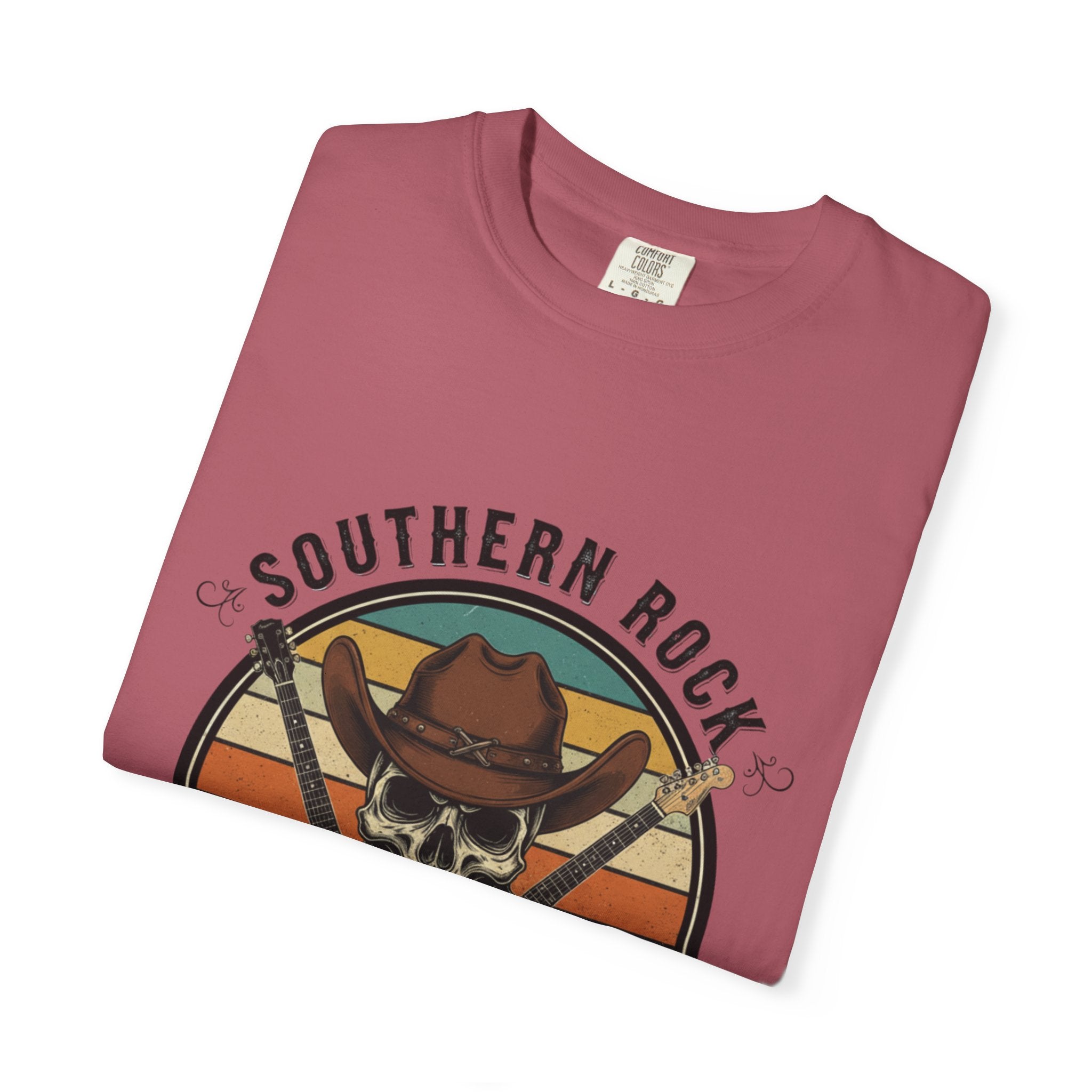 Southern Rock Skull: The Fret Life Outlaw Tee