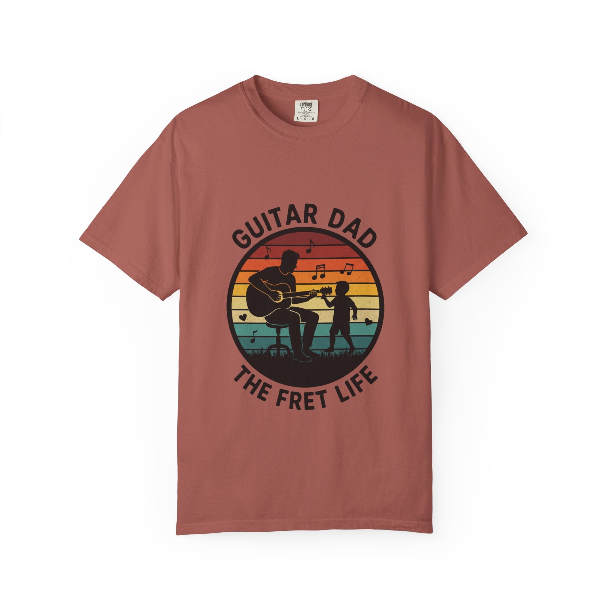 Guitar Dad: The Fret Life Silhouetted Tee