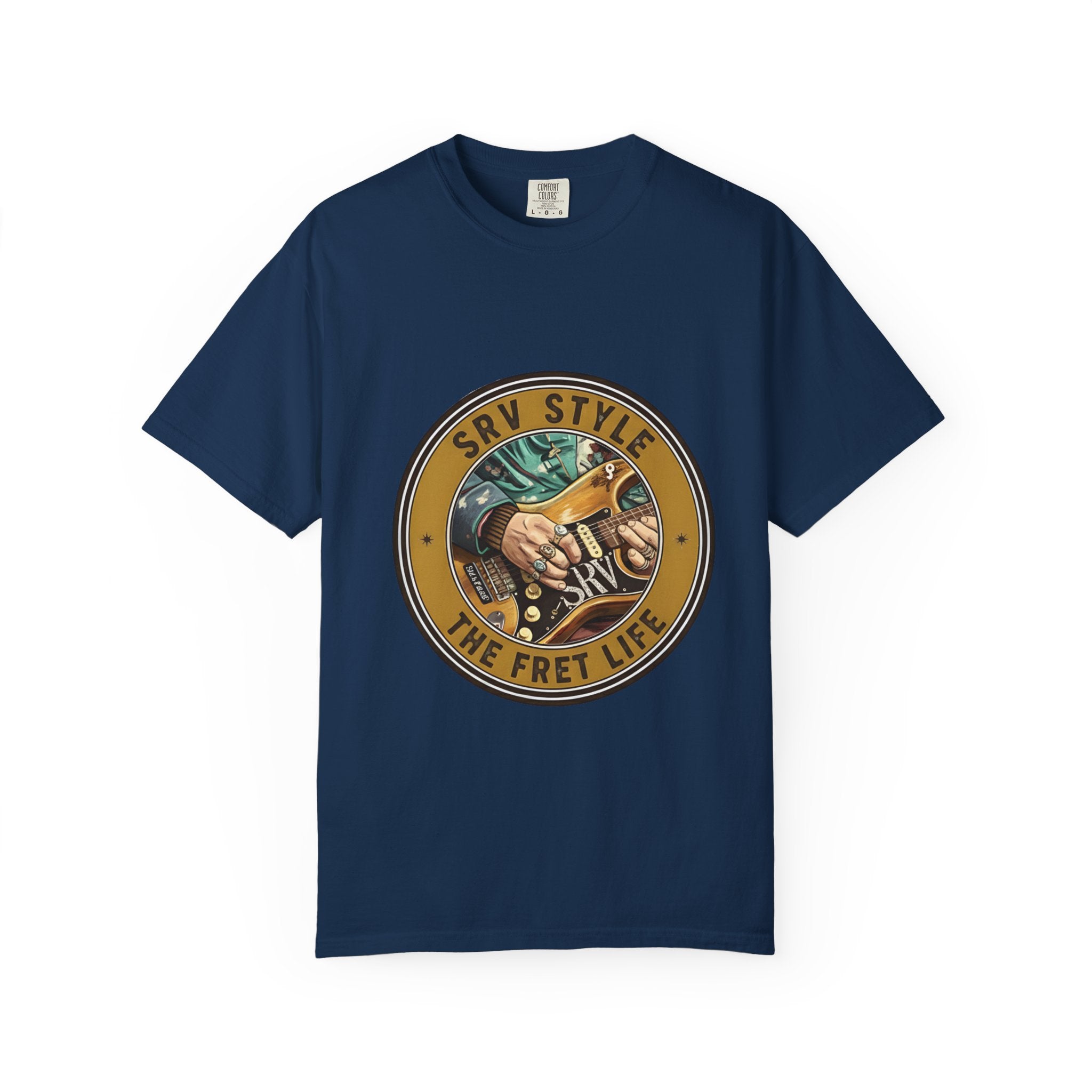 SRV Style T-Shirt |Blues Guitar Fan Tee