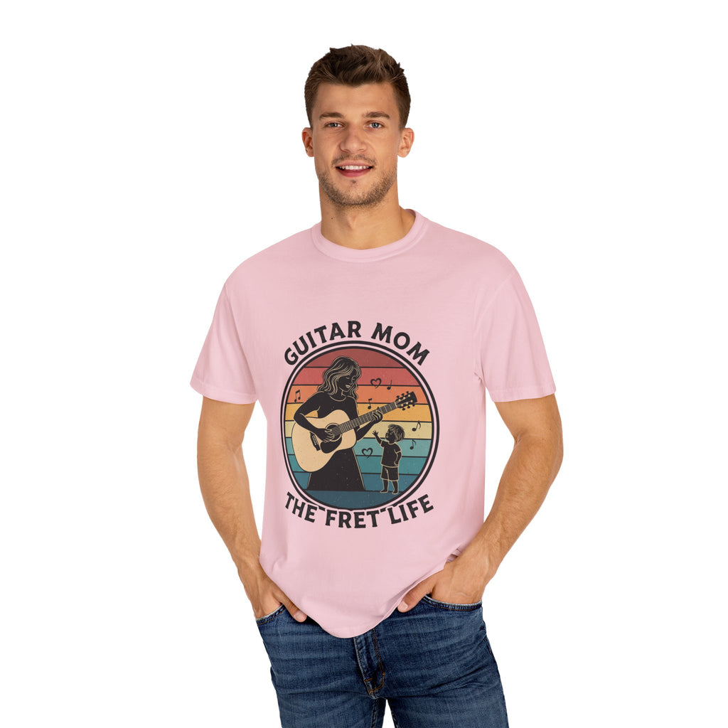 Guitar Mom: The Fret Life Acoustic Silhouette Tee