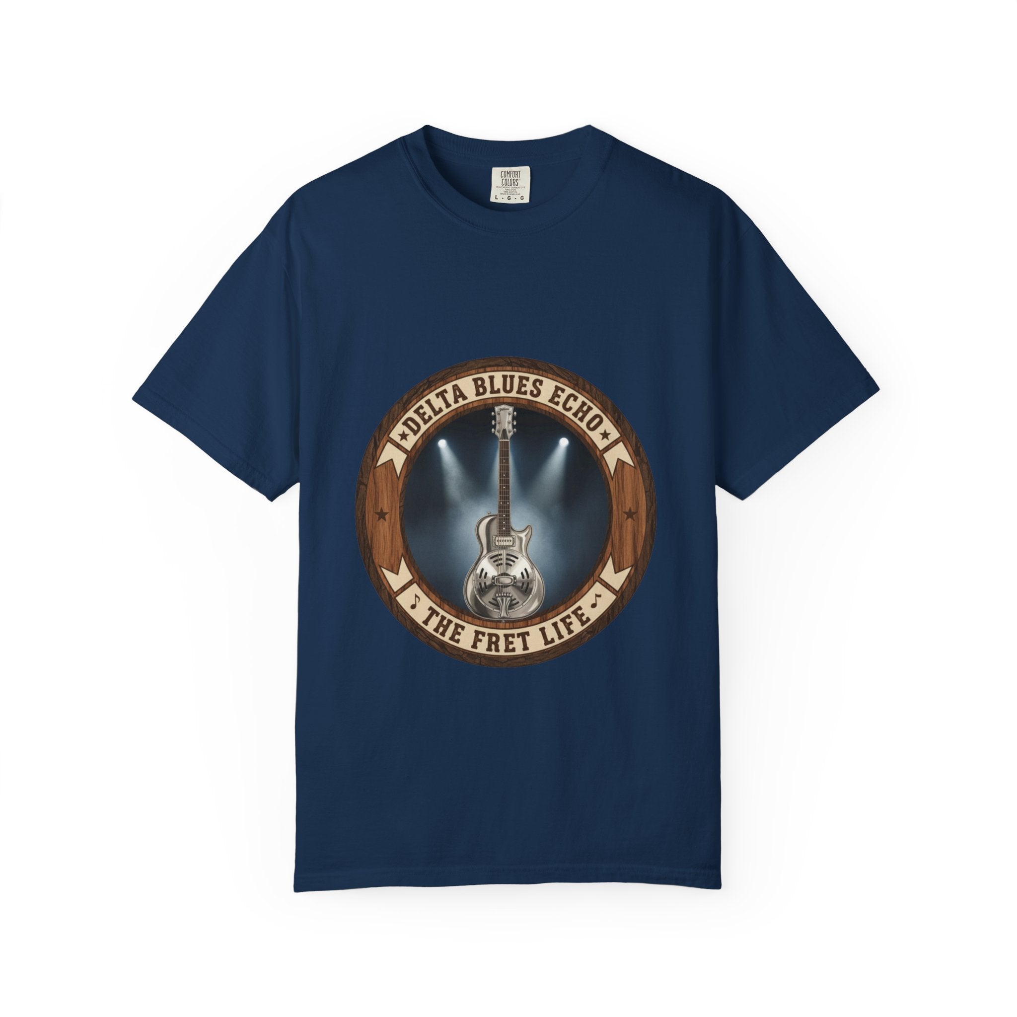 Delta Blues Echo Tee | Resonator Guitar Slide Player Shirt