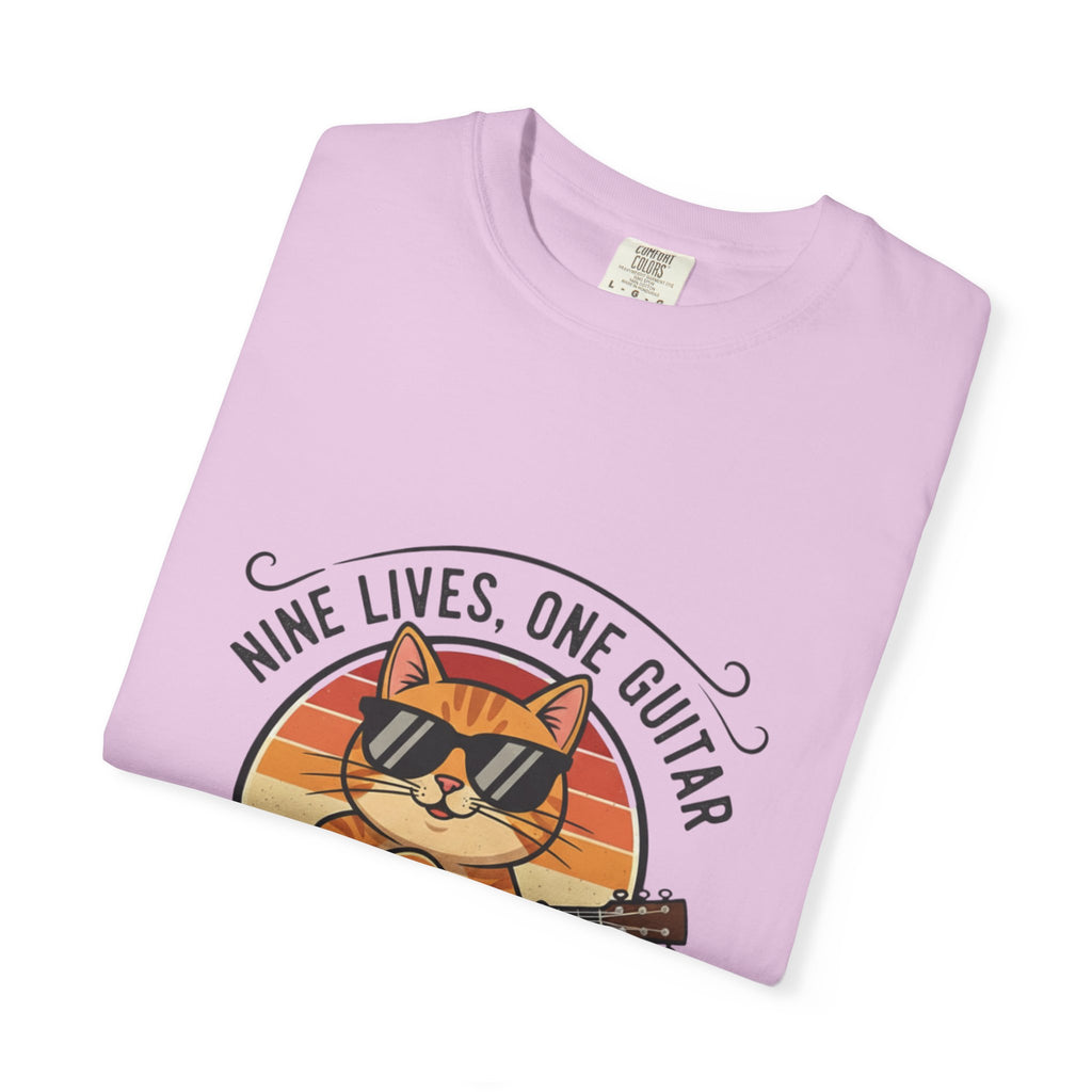 Nine Lives, One Guitar: The Cool Cat Fret Life Tee